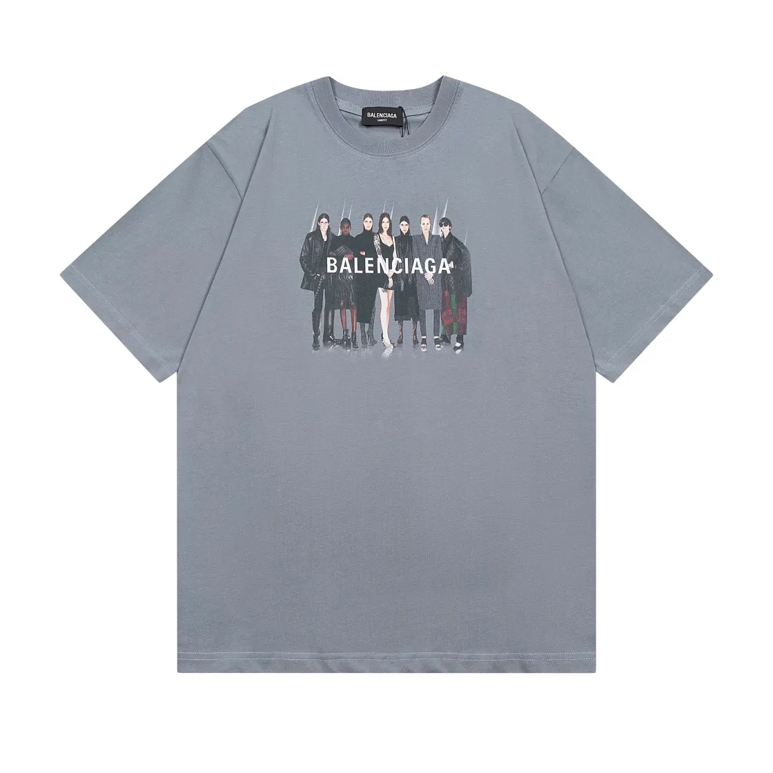 🅿️170 Detail Picture [Top version. Official website quality] BALENCI*GA/Paris. Classic style. 22SS#BALENCI*GA# Portrait band direct-injection printed short-sleeved T-shirt. Brick cabinet synchronization. The fabric is made of Paris ZP custom-woven and dyed 100% cotton double yarn compact cotton. The weight is 260 grams, the cloth surface is clean. The cloth pattern is clear, soft and comfortable. The threads are woven and dyed with no color difference. The classic pattern adopts Kornit direct-injection printing, which has no hand feel and a three-dimensional effect, restoring the brick cabinet. The version adopts the OS loose shoulder version. The same style for men and women. Code: BL223037 Color: black. White. Medium gray Size: XS S M L
