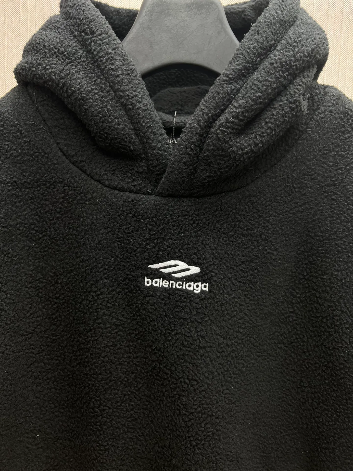 🅿️460 Paris 24ss new winter polar fleece sweatshirt hooded logo jacket, same style for men and women! Code number: 1.2.3.