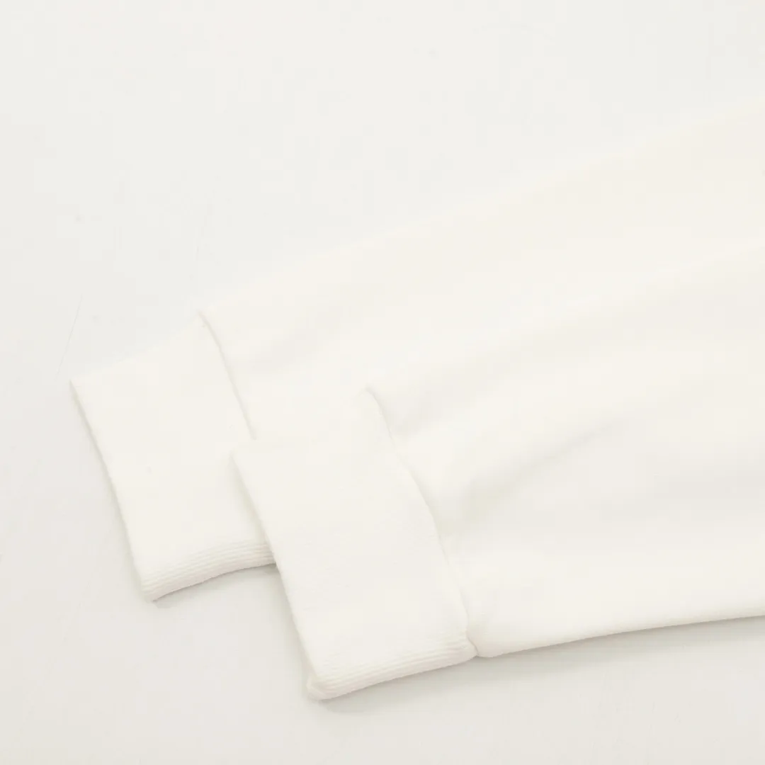 🅿️500 Balenciaga 25FW wheat ear round neck sweatshirt 480g high-grade combed cotton fabric counter collar label purchase-grade white thick plate hangtag original hanging grain three-dimensional foam printing on the front and back with strong layering Uniform style for men and women Couple style oversize version loose Size: S-XL