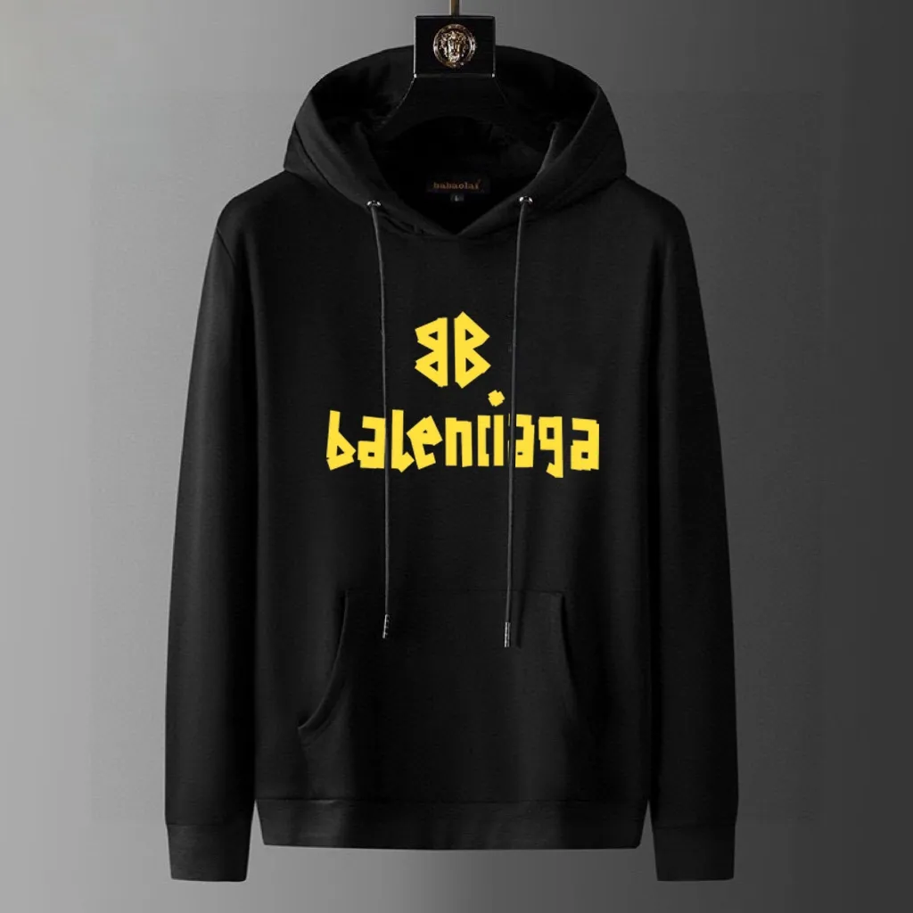 🅿️400 [BALENCIAGA] (Good news for fat people) hot-selling suit is coming. Focus on the original version of the official website. 2025 new hot-selling cardigan and sweatshirt suit. The original order is hard to buy🇭🇰. It is the meticulous work of top designers. It has a fitting and perfect upper body effect. 100% natural high-quality Roman cotton, close-fitting comfort, noble and elegant! Original hardware embodies elegance and nobility! Counter size: M-5XL (maximum wear up to 220 pounds)