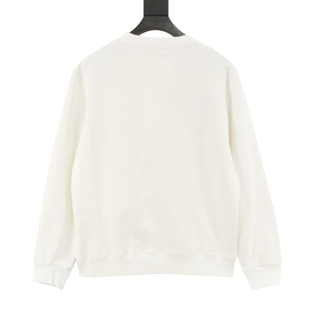 🅿️500 Balenciaga 25FW Poker letter round neck sweatshirt 480g high-grade combed cotton fabric Counter collar label Purchasing grade white thick plate hang tag Original hanging grain Three-dimensional foam printing on the front and back Strong sense of layering Same style for men and women Couple style Oversize version Loose Size: S-XL
