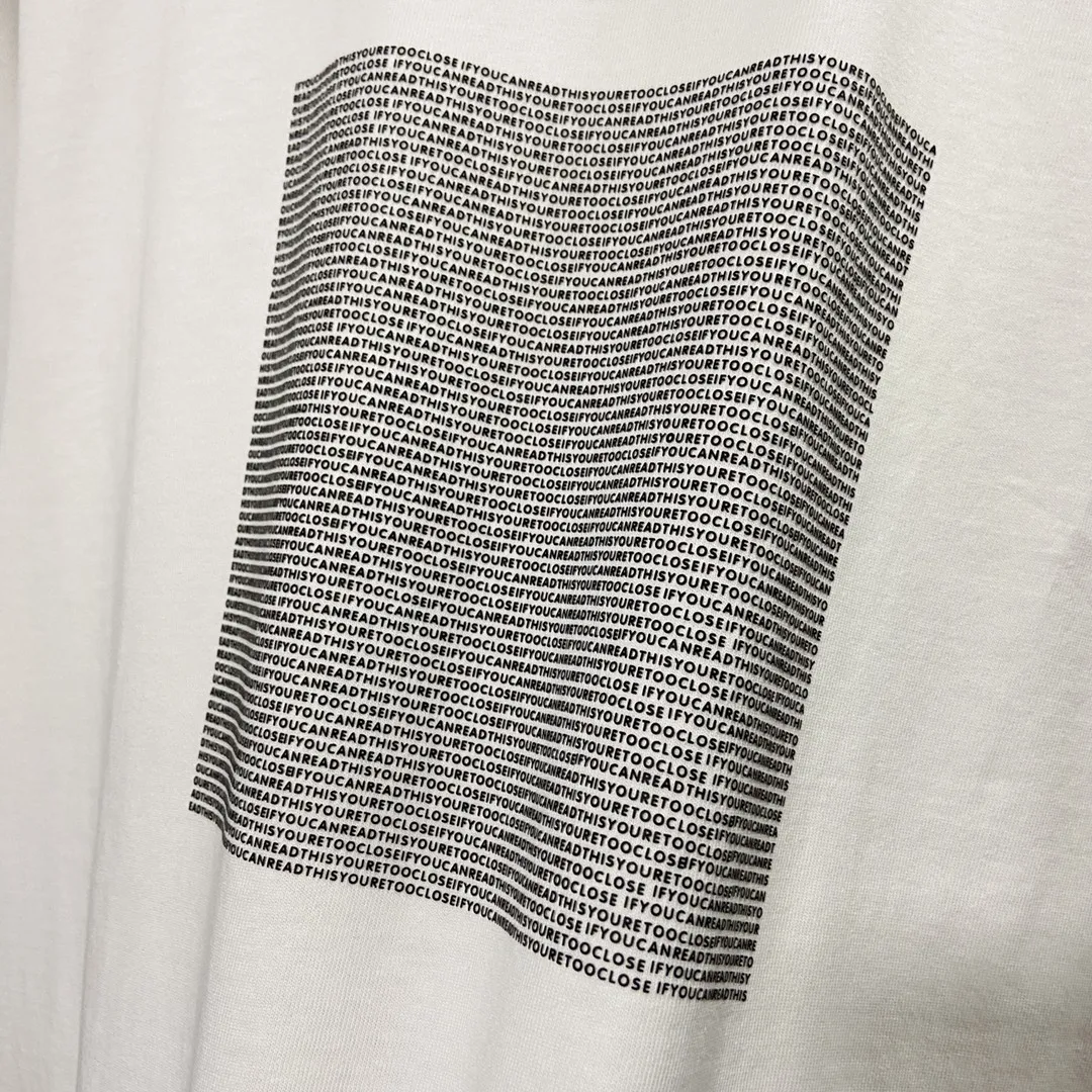 🅿️160 9136# Actual photo top version [[BALENCIA*GA] official website quality Paris new joint GENERATED series reverse stitched short-sleeved T-shirt OS version loose dropped shoulders Unisex fabric: 260g 100% cotton double yarn Process: front panel 3D three-dimensional silicone heat transfer reverse stitching garment wash shaping solid color Color: black white Size: XS S M L