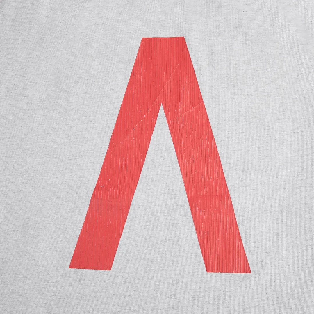 🅿️180 9121# Detailed picture Top version [[BALENCIA*GA] official website quality Paris new joint music collaboration cracked stretch crack short-sleeved T-shirt OS version loose dropped shoulders Unisex style Fabric: 260g 100% cotton double yarn Process: front and rear panels left and right sleeves crack print Garment wash worn distressed solid color Color: black (cracked) gray (cracked) Size: XS S M L