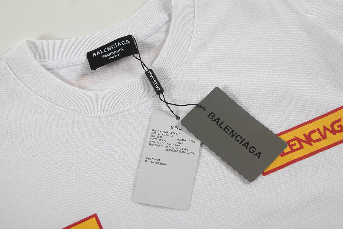 🅿️160 Balenciaga 2026 heavy industry new T-shirt Material: Made of high version 300g double yarn combed cotton Size: S M L XL Color: black and white Style number: W2802