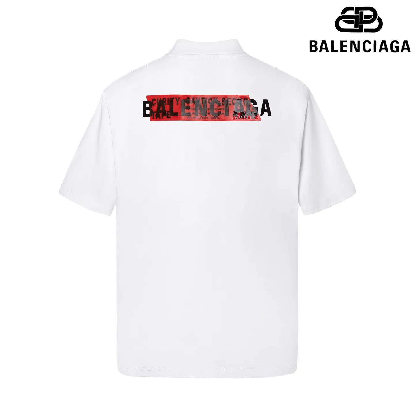 🅿️180 9201# Detail picture Top version [[BALENCIA*GA] official website quality Paris new front and back letter embroidery tape taped short-sleeved T-shirt OS version loose dropped shoulders Unisex fabric: 260 grams 100% cotton double yarn Technology: front and rear embroidery front and rear taping garment wash shaping solid color Color: black white blue floral gray Size: XS S M L