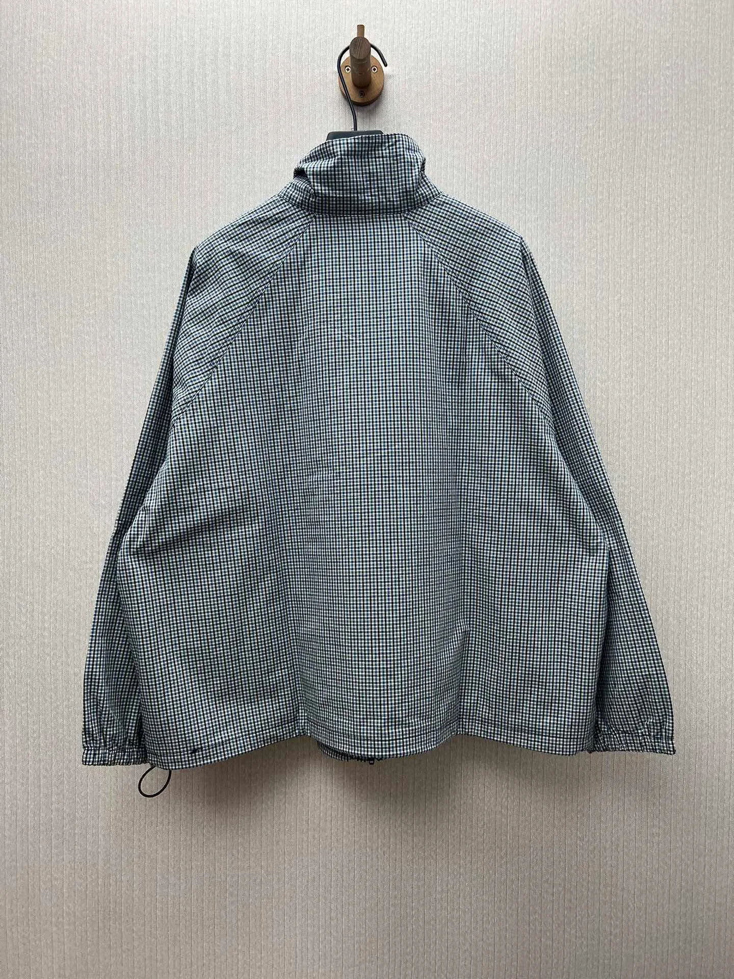 🅿️680 Paris 25ss new black and white plaid cotton and linen zipper jacket loose fit men's high version code number: 1.2.3.