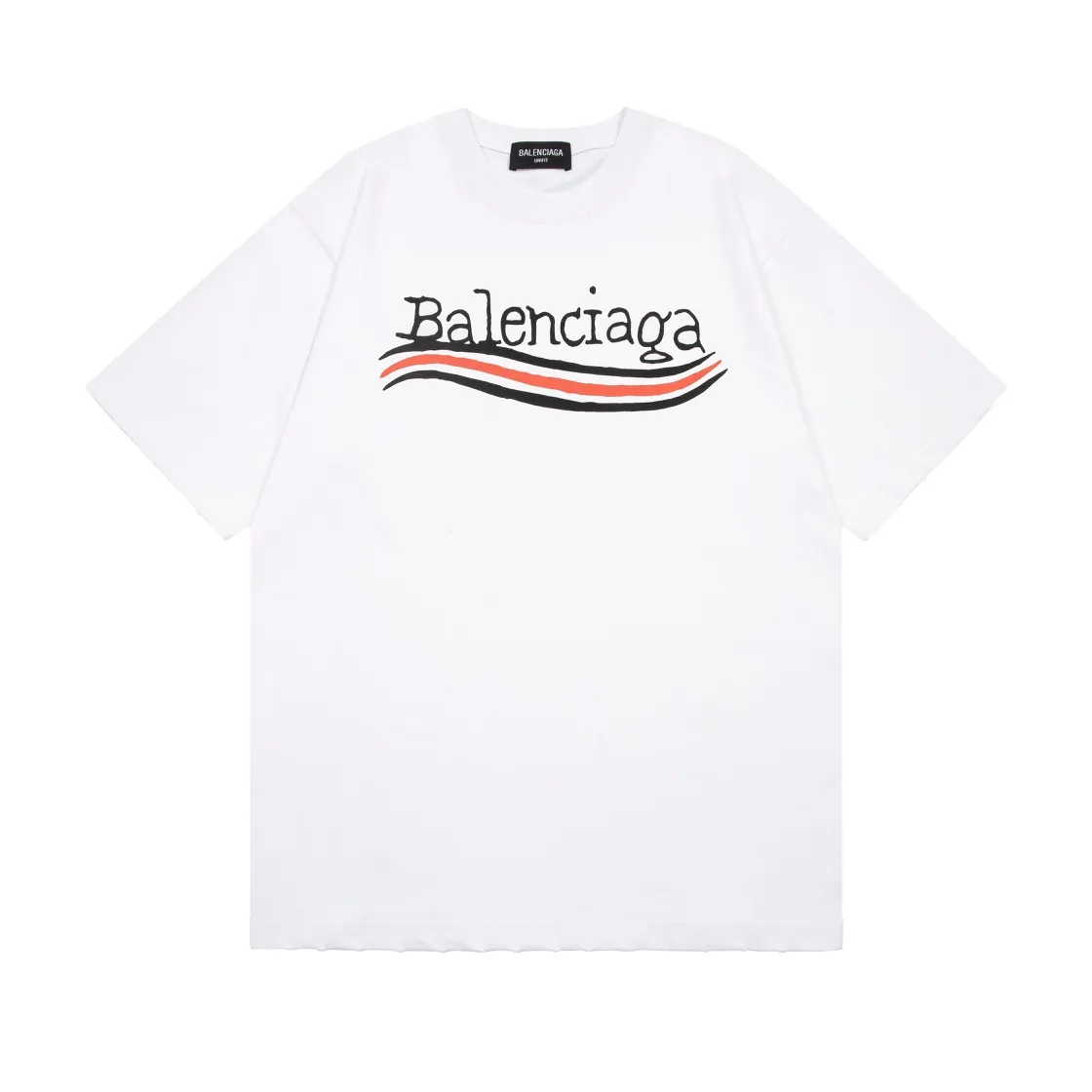 🅿️170 detailed pictures [Top version. Official website quality] BALENCI*GA/Paris #New front and rear Coke classic LOGO graffiti rotten short-sleeved T-shirt #2023 spring and summer new style. Brick cabinet synchronization.                       The fabric is made of Paris ZP custom-woven and dyed cotton double yarn, with a weight of 260 grams. The cloth surface is clean. The cloth pattern is clear, soft and comfortable. It has good color fastness and is not easy to change color. The printing uses a circular machine to imitate hand-painted effects. There are no burrs. The color is returned to the original board and the brick cabinet is restored. The version adopts OS loose shoulder version. Same style for men and women. Code: BL223002 Color: black, white, colorful blue, yellow Size: XS S M L