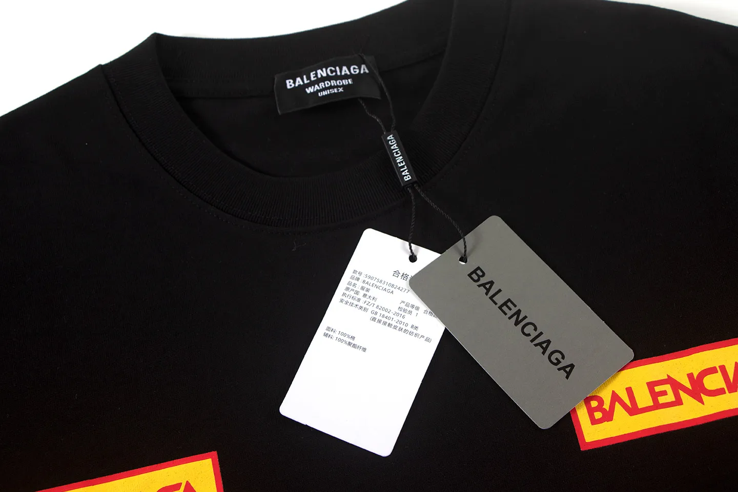 🅿️160 Balenciaga 2026 heavy industry new T-shirt Material: Made of high version 300g double yarn combed cotton Size: S M L XL Color: black and white Style number: W2802