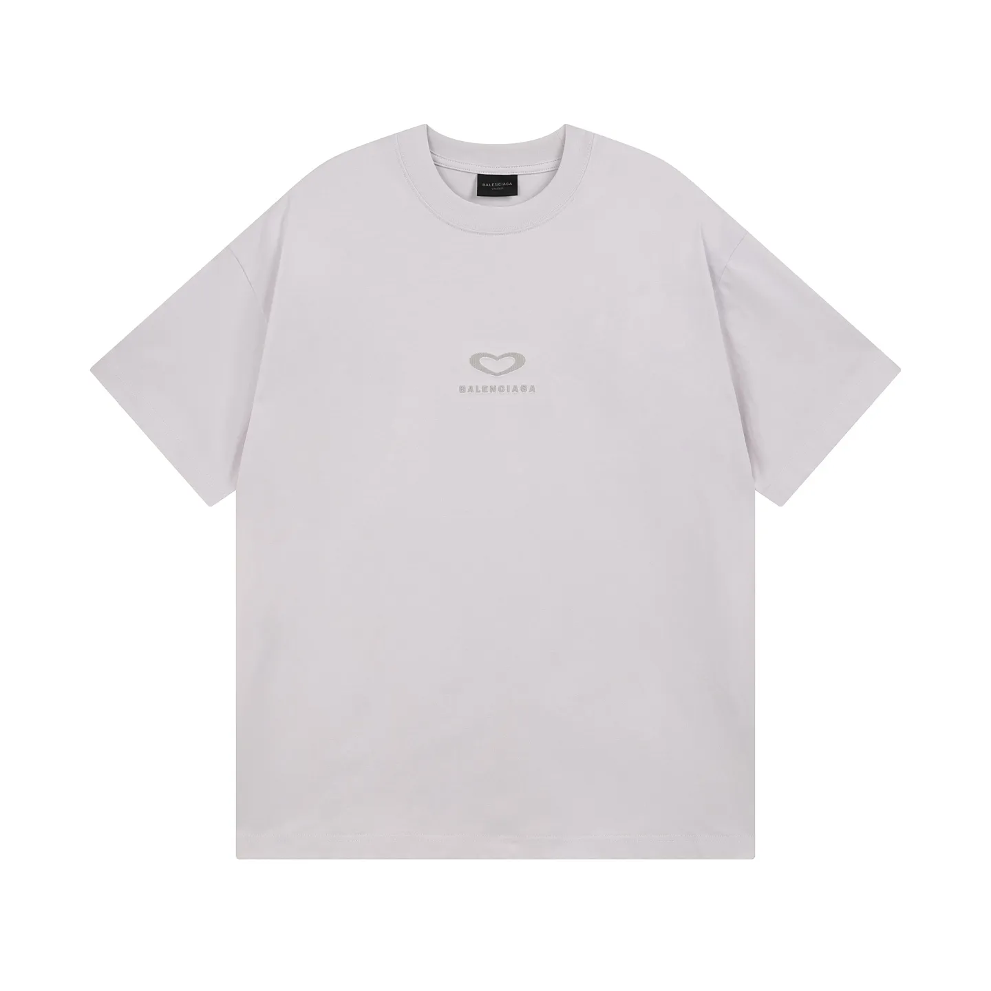 🅿️186 photos [Top version. Official website quality] BALENCI*GA/Paris. SS25 latest model, Paris Chinese Valentine's Day limited edition, short-sleeved T-shirt with love LOGO embroidery on the front and love LOGO printing on the back. Brick cabinet synchronization. Genuine product developed at the first time, welcome to compare! The fabric is made of Paris ZP custom-woven and dyed cotton double yarn. Weighing 260 grams, the cloth surface is clean. The cloth pattern is clear, soft and comfortable. The threads are dyed with no color difference. The embroidery is done using imported Tajima embroidery machines. The printing uses environmentally friendly imported rubber paddles. The letters are clear and the effect is three-dimensional. The version adopts OS loose shoulder design. Same style for men and women. Code: BL253721 Color: black, red, pink, off-white Size: XS S M L