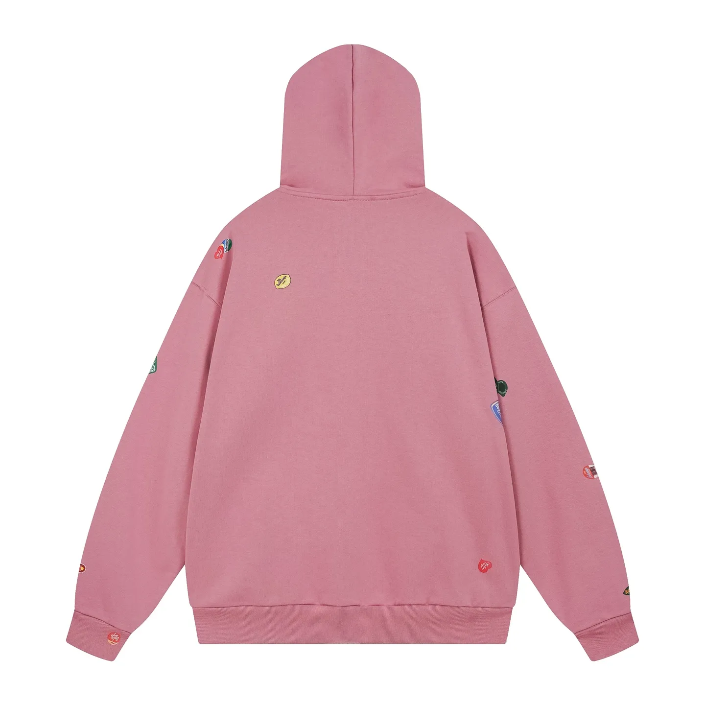 🅿️420 Real photos [Top version. Official website quality] BALENCI*GA/Paris #2025 autumn and winter new style. Fruit pattern Vintage all over embossed washed and distressed hooded sweatshirt. The fabric is made of Paris ZP custom-woven and dyed cotton sweatshirt. Weighing 460 grams, the cloth surface is clean. The cloth pattern is clear, soft and comfortable. The threads are dyed with no color difference. The pattern printing uses environmentally friendly imported glue and computer inkjet printing. The pattern is clear, no burrs, and has a strong three-dimensional effect. The garments are washed and worn. All colors are synchronized with the brick cabinets, custom woven and dyed, and will not fade. Different market currencies. The version adopts OS loose shoulder design. Same style for men and women. Code: BL259907 Color: floral gray, pink Size: XS S M L