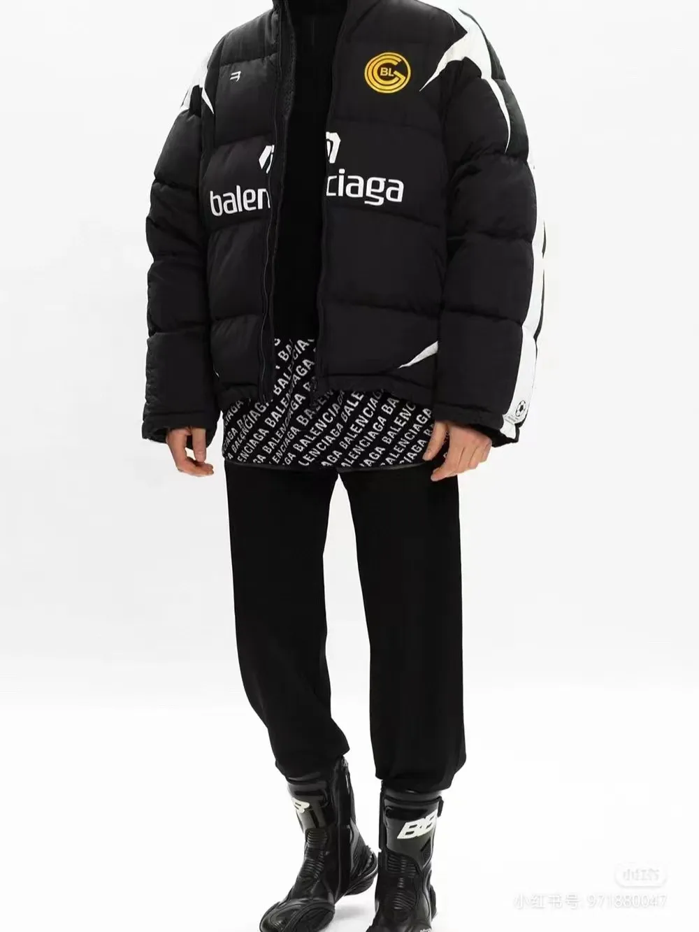 Balenciaga / Balenciaga No. 10 football patchwork cotton jacket upper body information picture ℹ️