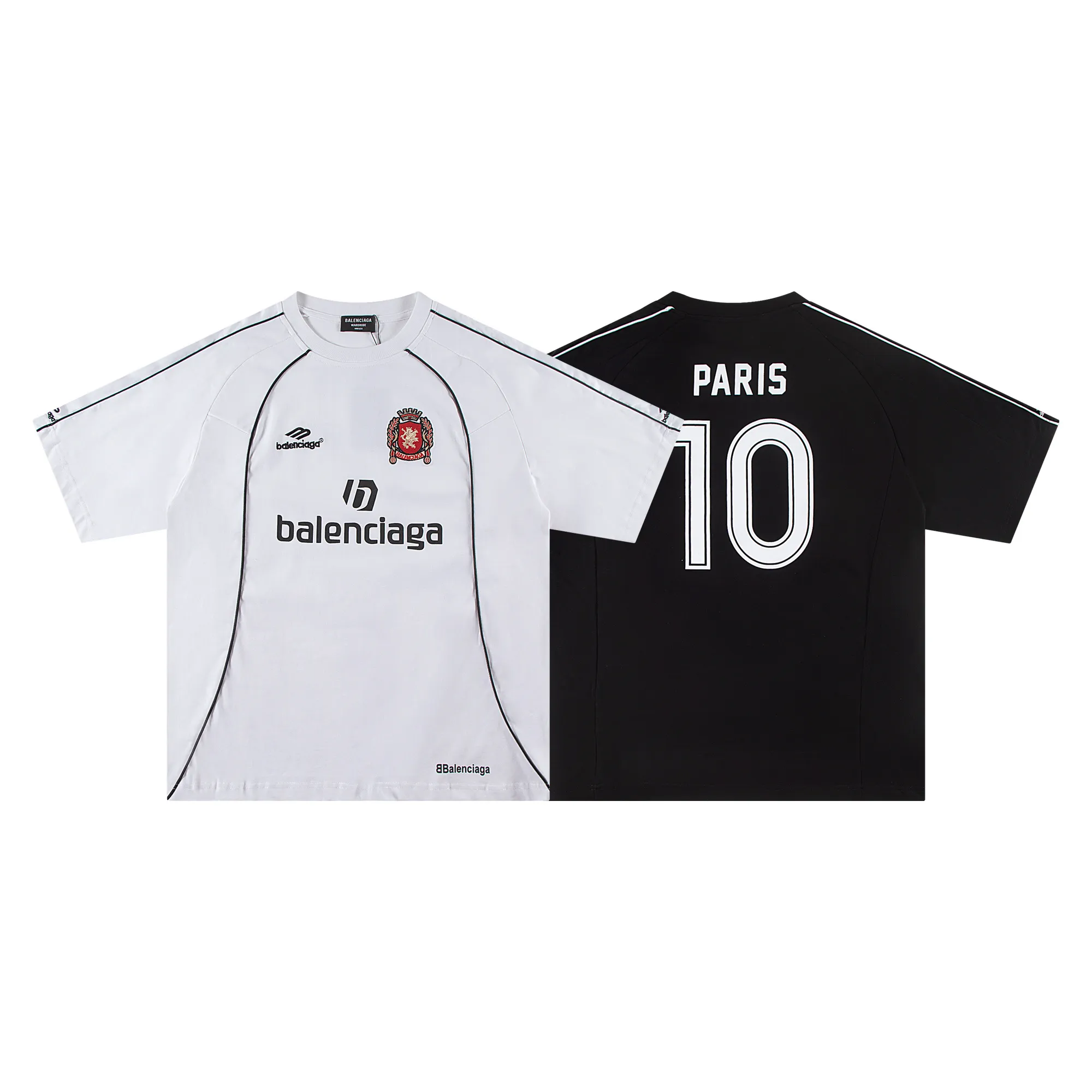 🅿️200 Balenciaga 2026 new T-shirt jersey Material: Made of high version 300g double yarn combed cotton Size: S M L XL Color: black and white Style number: W666