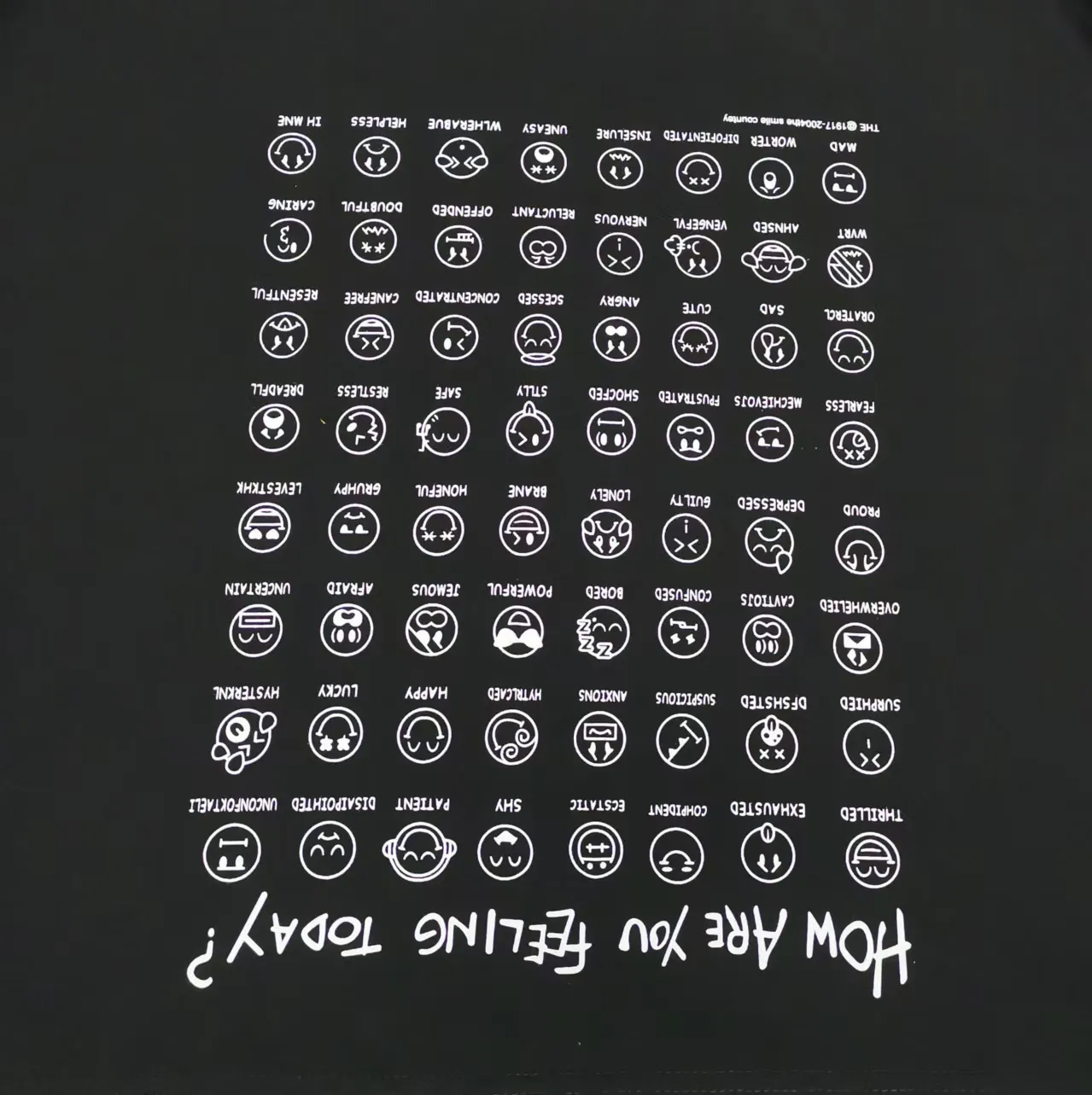 The top version of Balenciaga's creative smiley emoticon direct-print printed round-neck short-sleeved T-shirt. Purchase the original pattern and make a sample. Compare the original fabric, pattern, and details. Fabric: Made of 100% cotton fabric and imported cotton yarn. Soft, skin-friendly and non-irritating.  Craftsmanship: The clothing is a front-shoulder version, and all pieces are cut one-to-one by professional masters. Details: All accessories are genuine one-to-one custom-made and fully equipped, including the buttons on the front of the clothing.  Purchase the original benchmarking details fabric, high version, heavyweight high weight 320g double yarn pure cotton fabric color: black code number: XS S M L P: 290