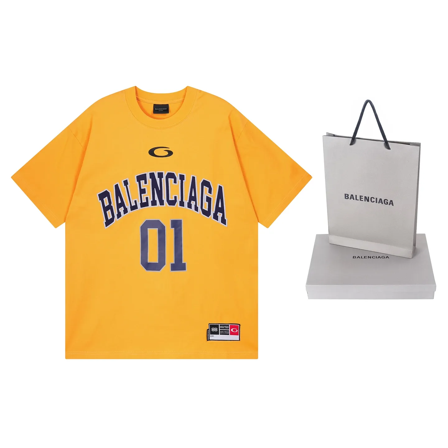 🅿️210 Actual pictures [Top version. Official website quality] BALENCI*GA/Paris.SS25 latest basketball uniform embroidered printed long-sleeved T-shirt. The front embroidery is embroidered and printed using a Tajima computer embroidery machine, the lower left corner is stamped, and the back piece is printed. Brick cabinets are synchronized. Genuine products are developed at the first time. The fabric is made of Paris ZP custom-woven and dyed cotton double yarn. Weighing 260 grams, the cloth surface is clean. The cloth pattern is clear, soft and comfortable. The threads are dyed with no color difference. The printing uses environmentally friendly imported materials, the letters are clear and the effect is three-dimensional. The version adopts OS loose shoulder design. Same style for men and women. Code: BL253626 Color: black, white, orchid, purple, yellow, green. Size: XS S M L
