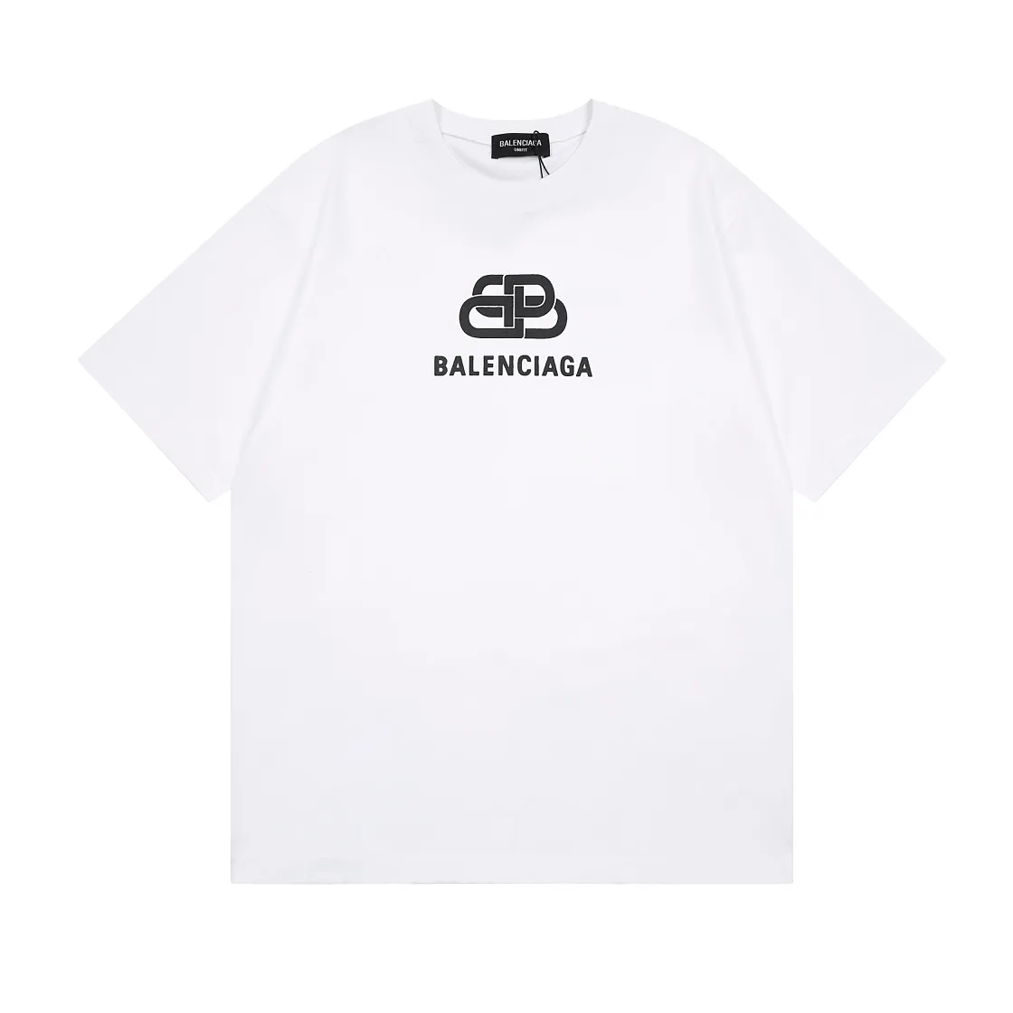 🅿️160 detailed pictures [Top version. Official website quality] BALENCI*GA/Paris. Classic style. SS22 #balenci*ga lock letter LOGO short-sleeved T-shirt. Brick cabinet synchronization.                       The fabric is made of Paris ZP custom-woven and dyed 100% double yarn compact cotton. The weight is 260 grams. The cloth surface is clean. The cloth pattern is clear, soft and comfortable. The threads are dyed with no color difference. The classic pattern is printed with environmentally friendly imported materials, precision printing screen, the letters are clear, the effect is three-dimensional, and the brick cabinet is restored. The version adopts the OS loose shoulder version. Same style for men and women Coding: BL223051 Color: Black. White. Orchid Size: XS S M L