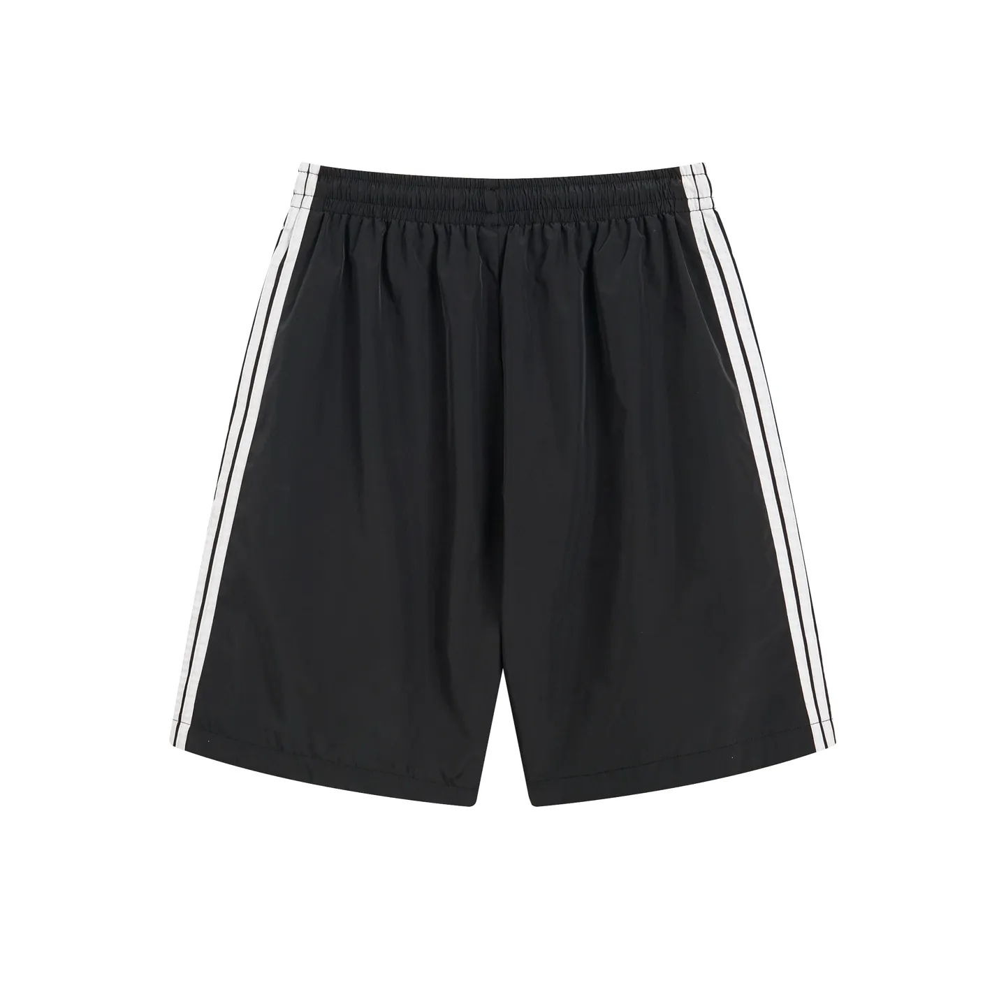 🅿️210 Actual pictures [Top version. Official website quality] BALENCI*GA/Paris classic LOGO embroidery, side drawstring nylon shorts, mesh lining, side splicing drawstrings, extra heavy craftsmanship. SS25 latest model. Research and development at the first time, different market currencies. Comparisons welcome. The fabric is made of nylon quick-drying custom-woven sports fabric, which is moisture-wicking and comfortable. The embroidery is done using imported Tajima embroidery machines. The pattern letters are clear, three-dimensional and without burrs. Different market currencies. Comparisons welcome. The version adopts a loose version. The same style for men and women. Code: BL257012 Color: Black Size: XS S M L