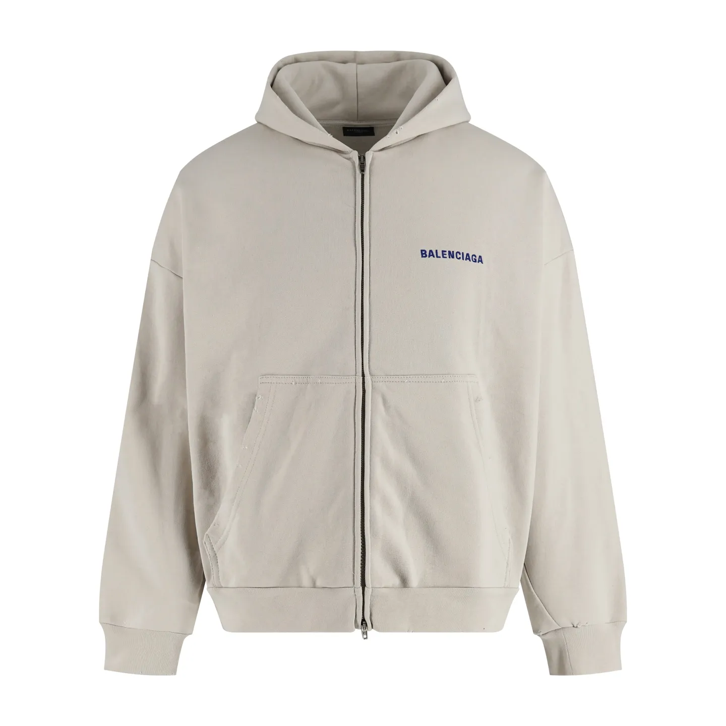 🅿️500 BLCG blue embroidered zipper hooded jacket. Original purchase and development for 14,200. Customized pure cotton terry lining weighs 460g. The cloth surface is clean. The cloth pattern is clear, soft and comfortable. The cuff threads are dyed in the same vat with no color difference. The embroidery is done using Japanese Behringer embroidery machines, the pattern letters are clear and the effect is three-dimensional. The OS version uses more than 2m of material per piece of clothing, and the garments are pre-shrunk in washing water. Size:S-M-L-XL