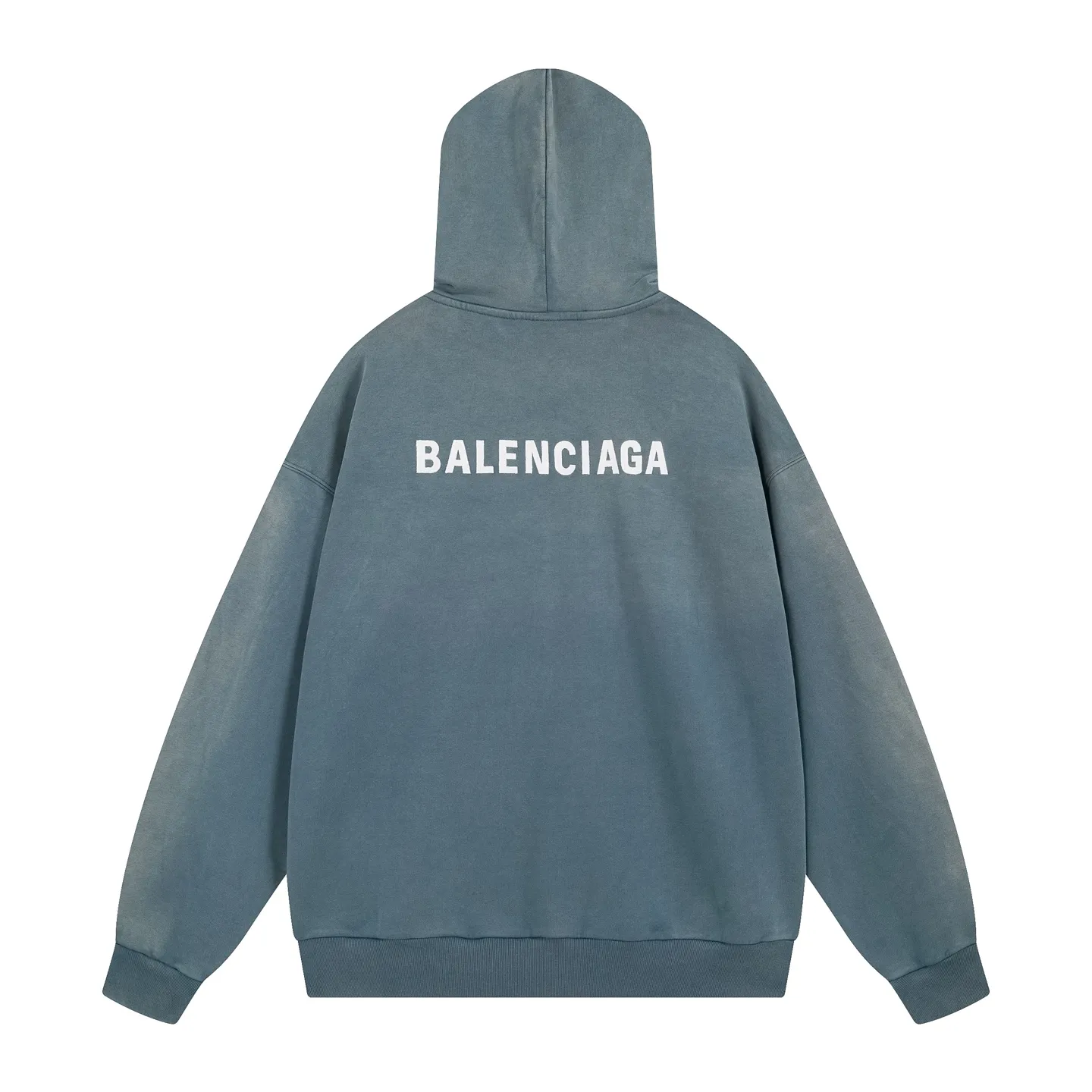 🅿️350 real photos [Top version. Official website quality] BALENCI*G*/25 new autumn and winter style. Washed and distressed hooded sweatshirt with Paris LOGO embroidered on the front and back. Ready-made garments are sprayed with horse wash to make them look old. The fabric adopts batik process. SS25 latest model. Research and development at the first time, different market currencies. Comparisons welcome. The fabric is made of Paris ZP custom-woven, custom-dyed and batik cotton sweatshirt. Weighing 460 grams, the cloth surface is clean. The cloth pattern is clear, soft and comfortable. The threads are dyed with no color difference. The embroidery is done with embroidery machines imported from Tajima, and the garments are washed and worn to make them look old. Jubie market currency. Welcome to compare. The version adopts OS loose shoulder style. Same style for men and women. Code: BL259935 Color: washed purple, washed blue Size: XS S M L