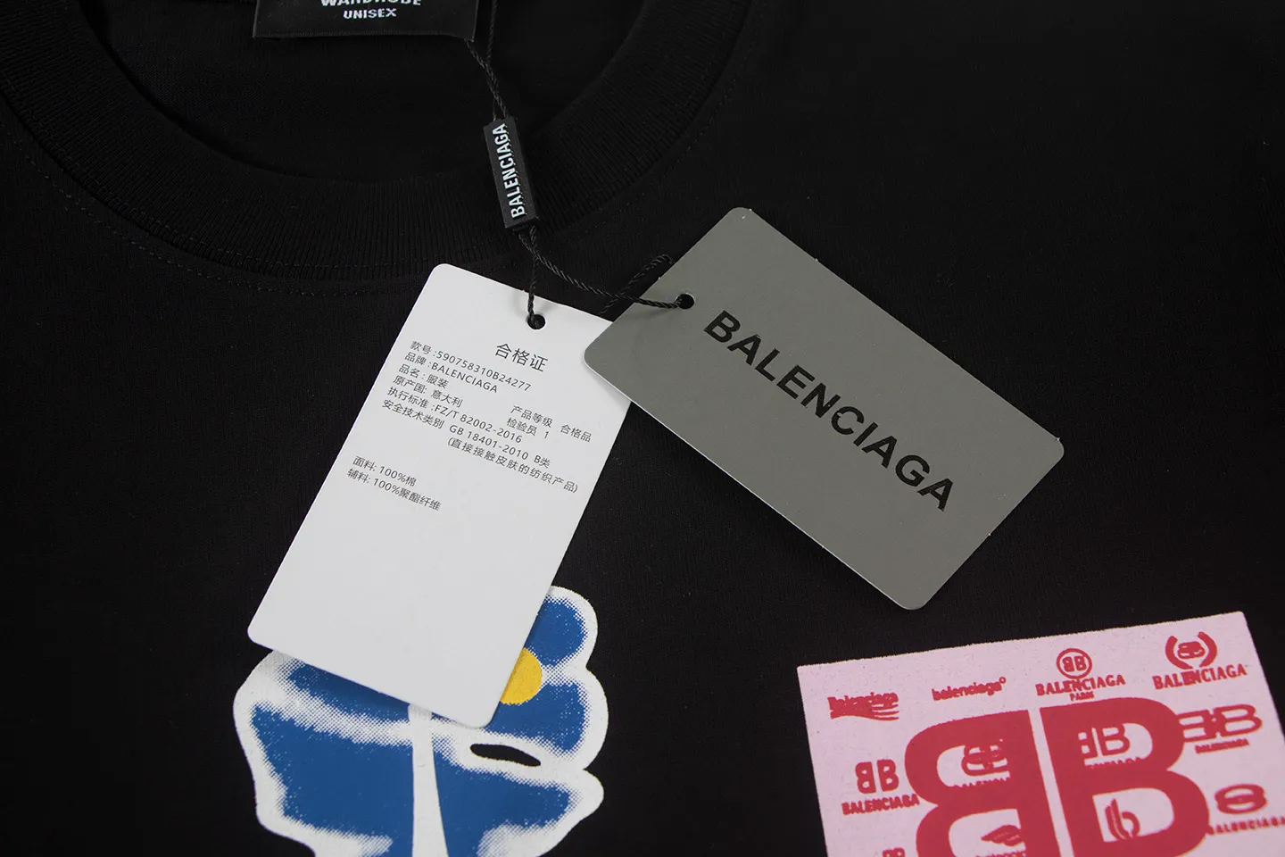 🅿️160 Balenciaga2026 new T-shirt Material: Made of high version 300g double yarn combed cotton Size: S M L XL Color: black and white Style number: W2801