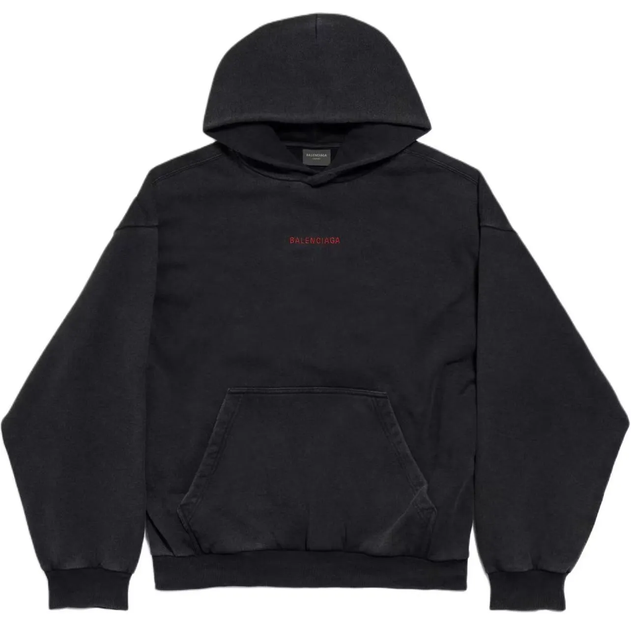🅿️330 real shots [Top version. Official website quality] BALENCI*GA/25 new model. The latest SS25 style hooded sweatshirt with Paris LOGO embroidery on the front and back. Research and development at the first time, different market currencies. Comparisons welcome. The fabric is made of Paris ZP custom-woven and dyed cotton sweatshirt. Weighing 460 grams, the cloth surface is clean. The cloth pattern is clear, soft and comfortable. The threads are dyed with no color difference. The embroidery is done with embroidery machines imported from Tajima, and the garments are washed and aged. Jubie market currency. Welcome to compare. The version adopts OS loose shoulder design. Same style for men and women. Code: BL259969 Color: washed black Size: XS S M L