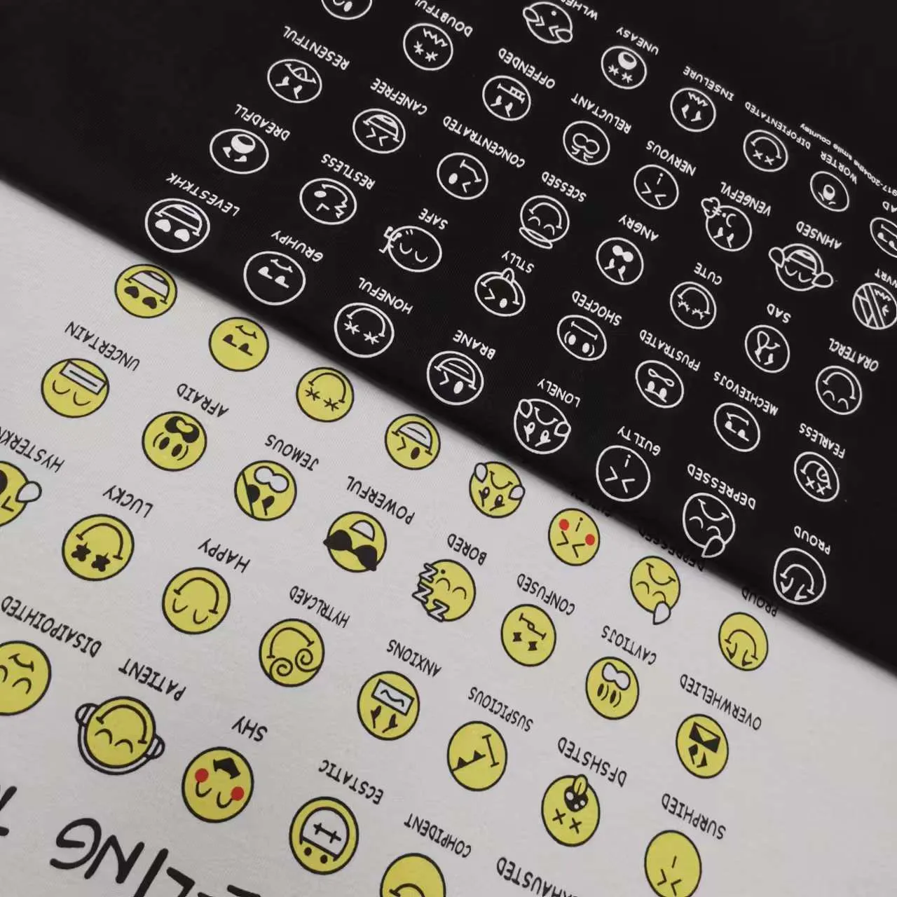 The top version of Balenciaga's creative smiley emoticon direct-print printed round-neck short-sleeved T-shirt. Purchase the original pattern and make a sample. Compare the original fabric, pattern, and details. Fabric: Made of 100% cotton fabric and imported cotton yarn. Soft, skin-friendly and non-irritating.  Craftsmanship: The clothing is a front-shoulder version, and all pieces are cut one-to-one by professional masters. Details: All accessories are genuine one-to-one custom-made and fully equipped, including the buttons on the front of the clothing.  Purchase the original benchmarking details fabric, high version, heavyweight high weight 320g double yarn pure cotton fabric color: black code number: XS S M L P: 290