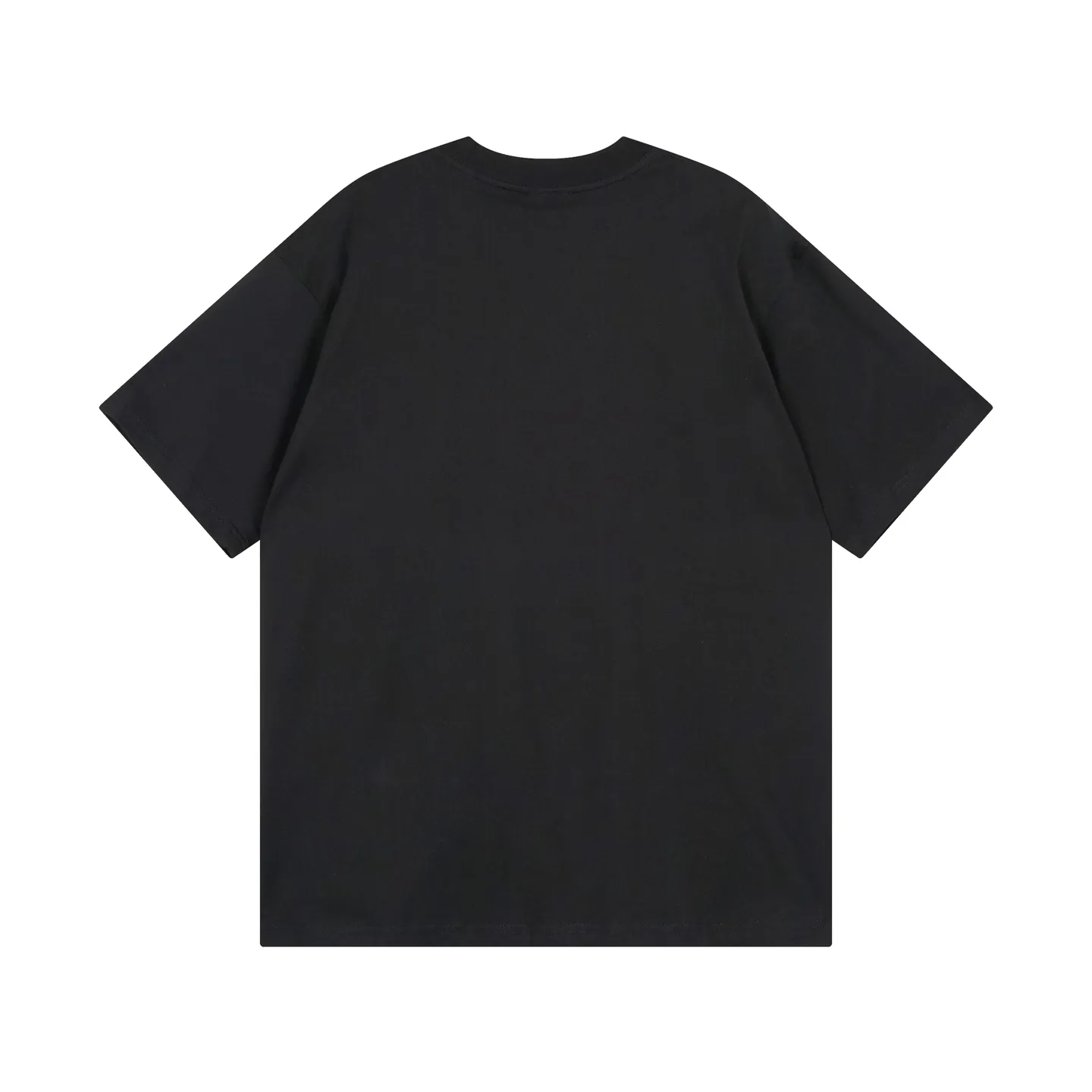 🅿️170 real photos [Top version. Official website quality] BALENCI*GA/Paris #2025 new style short-sleeved T-shirt with letter LOGO embroidered on the chest. The fabric is made of Paris ZP custom-woven and dyed cotton double yarn, with a weight of 260 grams. The cloth surface is clean. The cloth pattern is clear, soft and comfortable. The threads are dyed with no color difference. The classic letter LOGO is embroidered using imported Tajima embroidery machine. The letters are clear and the effect is three-dimensional. Restore the brick cabinet, adopt OS loose shoulder style. Same style for men and women. Code: BL253730 Color: Black Size: XS S M L
