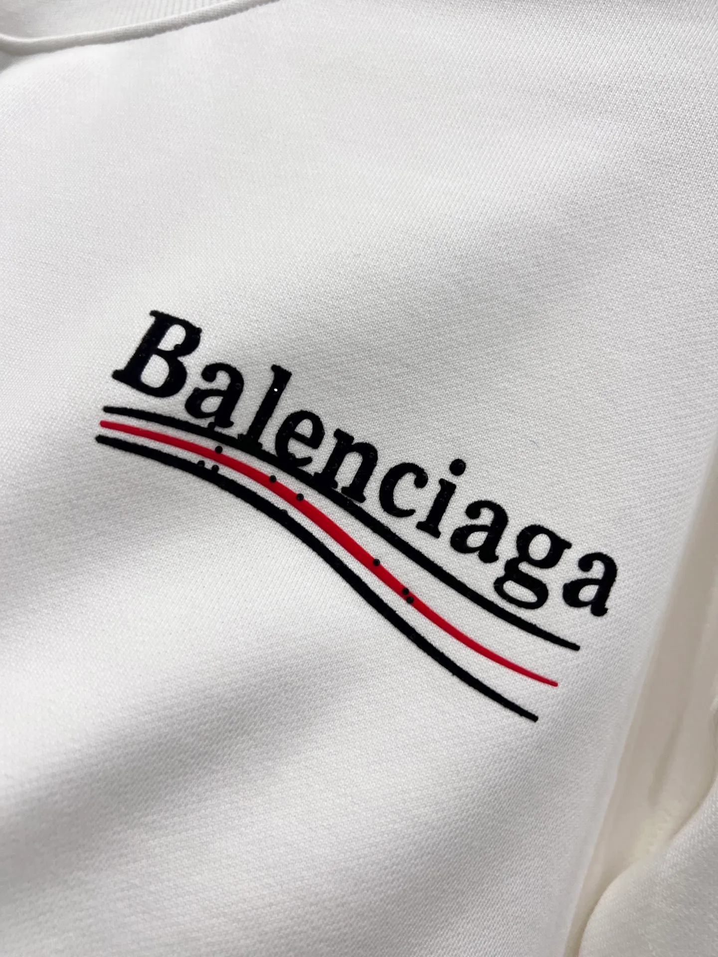 🅿️260 BAL Balenciaga 2025 Autumn and Winter New Style Round Neck Long Sleeve Sweater Classic Coke Logo Print + Hot Diamond Process Uniform Loose Version for Men and Women S M L XL XXL Five Codes Color: Black White