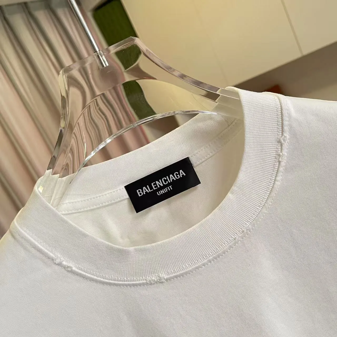 🅿️190 BALENCI*GA Paris 2025 summer new style, washed, distressed, spray-painted, personalized letter logo printing, customized fabric 320g, short-sleeved T-shirt, same style for men and women, size: S M L XL XXL five codes, color: black, white, gradient black, gradient red