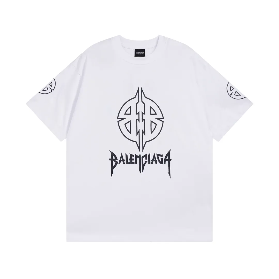🅿️190 detailed pictures [Top version. Official website quality] BALENCI*GA/Paris. 2024 new style. Classic LOGO cracked printed washed long-sleeved T-shirt. Brick cabinet synchronization. Genuine product developed at the first time, happy to print and compare! The fabric is made of Paris ZP custom-woven and dyed cotton with double yarns and compact cotton. The weight is 260 grams. The cloth surface is clean. The cloth pattern is clear, soft and comfortable. The threads are dyed with no color difference. The classic printing is made of environmentally friendly imported materials, and the letters are cracked and printed. The letters are clear and the effect is three-dimensional. Restore the brick cabinet. Ready-made clothes are washed and distressed, different market currency, welcome to compare, the version adopts OS loose shoulder version. Same style for men and women Coding: BL223209 Color: dark blue gray, white Size: XS to L