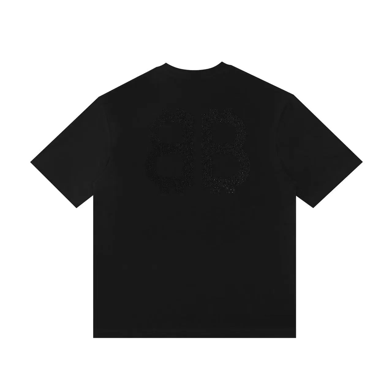 🅿️160 Style: 2026 new Balenciaga hot diamond short-sleeved T-shirt Material: Made of active colored diamond high version 300g double yarn combed cotton Size: S～XL Color: Black Style number: F3020