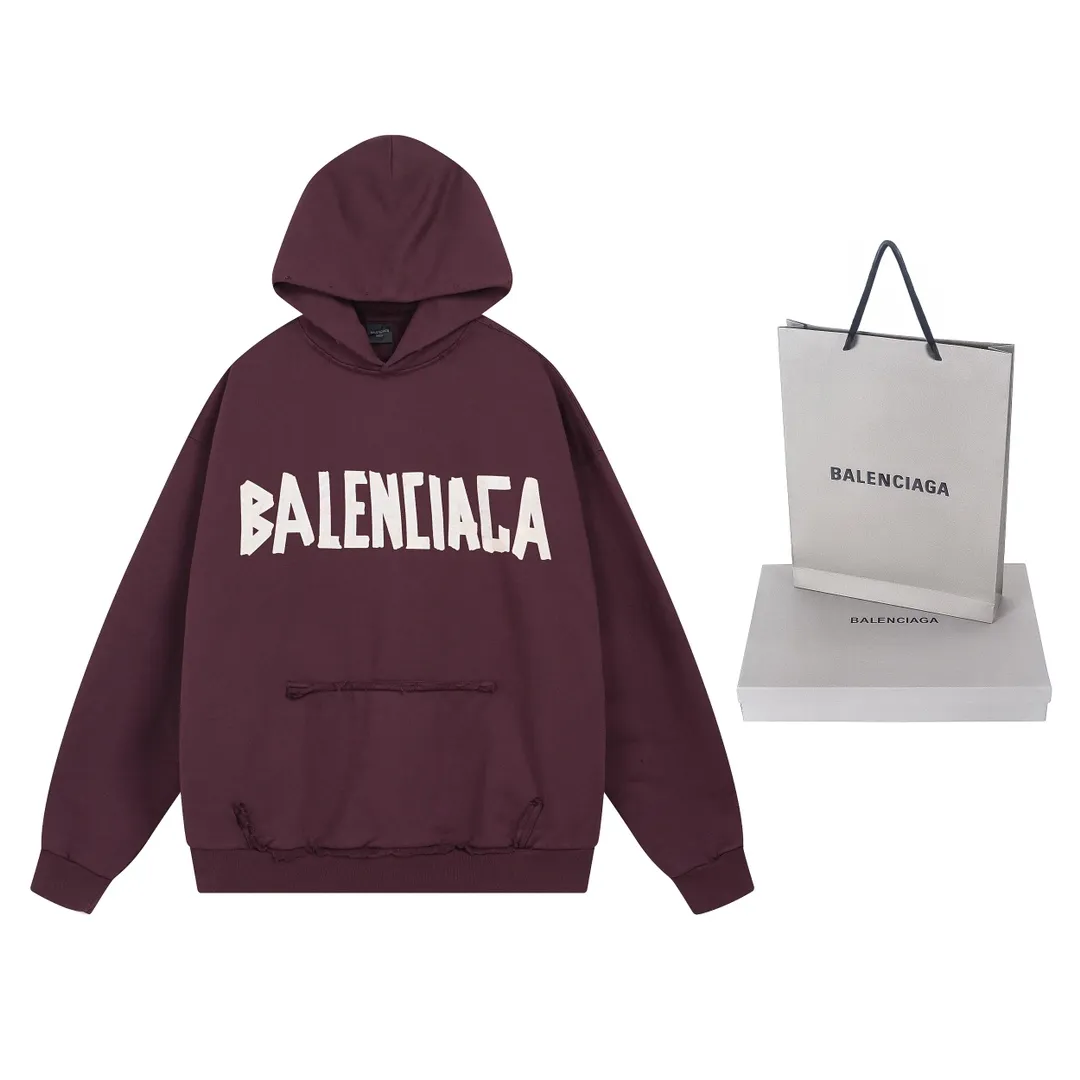 🅿️380 real photos [Top version. Official website quality] BALENCI*GA/Paris. 23ss latest classic hot model. Purchase the original board at the first time. Color. Printing. Washing. Production and authenticity. Wrong version in Jubie market. Welcome to compare. Tape direct printing. Ready-to-wear hooded sweatshirt washed and worn twice. The brick cabinet is synchronized. The fabric is made of Paris ZP custom-woven and dyed cotton sweatshirt. The weight is 450 grams. The cloth surface is clean. The cloth pattern is clear, soft and comfortable, and the threads are dyed with no color difference. The classic pattern adopts Kornit imported direct injection. The letters are clear and the effect is three-dimensional. Restored brick cabinet. The garments were washed and aged, and polished by many hands. Produced by ultra-heavy craftsmanship, special market currency. Note⚠️ZP fabric is made of fine-grained yarn. Pay attention to the big difference! Welcome to compare! The version adopts OS loose shoulder version. The same style for men and women. Code: BL238016 Color: dark gray blue, Paris blue, washed black, burgundy, fluorescent yellow, green, floral gray, sky blue, khaki Size: XS S M L