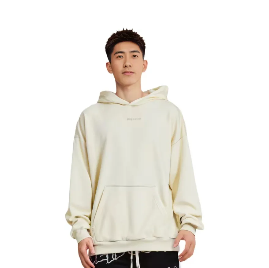 ♻️💯Upper body reference model picture❤️Top version BALENCIAGA large back LOGO basic letters pure cotton loose loose male and female couples same style fashion brand high-end embroidered cotton hoodie hooded sweatshirt The god of simplicity in Paris, a volume sought after by many stars. Lisa’s favorite basic short-sleeved Paris style, which has a very high appearance rate. Wear alone, paired with jeans, shorts, and sweatpants, it's a versatile style. Xiaohongshu, a hot item on INS, a must-have for Paris fans.  Using Tajima embroidery technology imported from Japan, the printing looks very three-dimensional and full, with no threads. Regardless of the size, the front and back letters can be expressed perfectly! The fabric is made of 460g pure cotton combed terry fabric!  A complete set of customized tags, collar tags, washed, plastic bags, and most importantly, a complete set of bags, tag codes, and codes are all authentic.  Color: Apricot Size: XS-L P:470