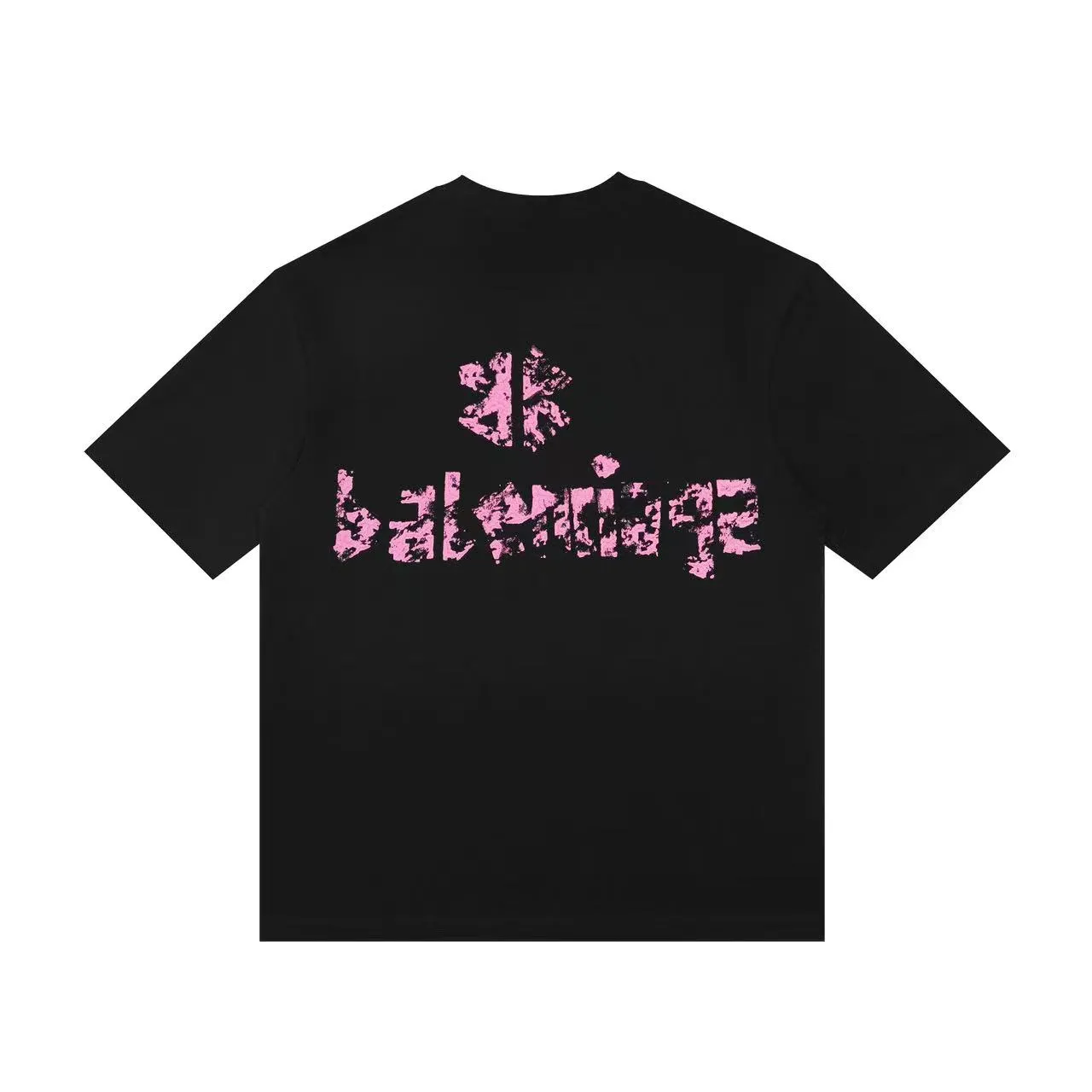 🅿️150 Style: 2026 new Balenciaga short-sleeved T-shirt Material: High version 300g double yarn combed cotton Size: S～XL Color: Black Style number: H083