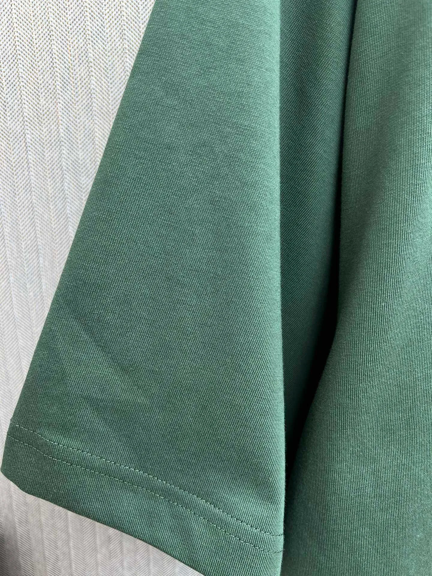 🅿️280 Paris 25ss new BB Icon Stencil dark green medium fit jersey T-shirt! High version code number: XS.S.M.L.