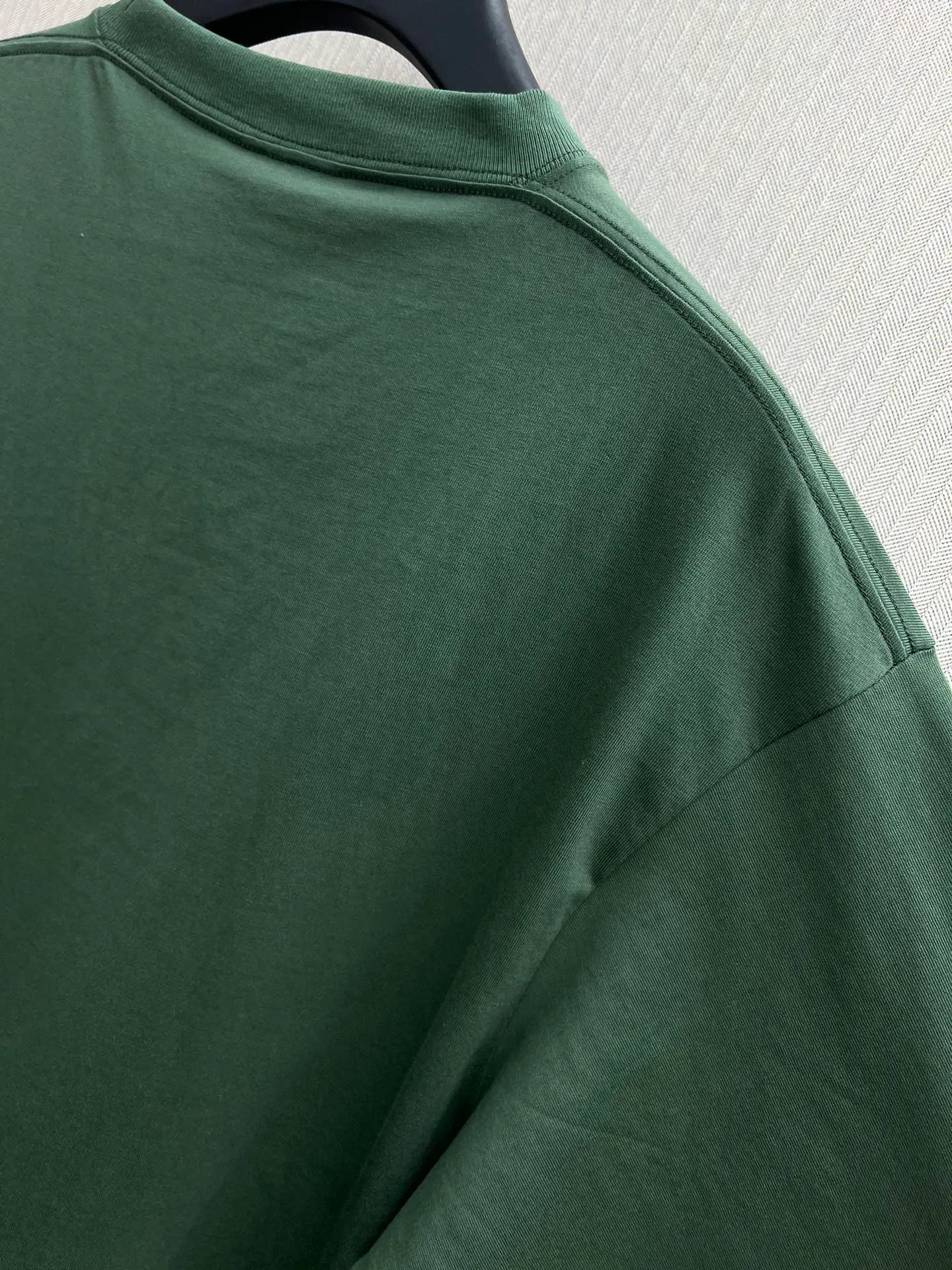 🅿️280 Paris 25ss new BB Icon Stencil dark green medium fit jersey T-shirt! High version code number: XS.S.M.L.