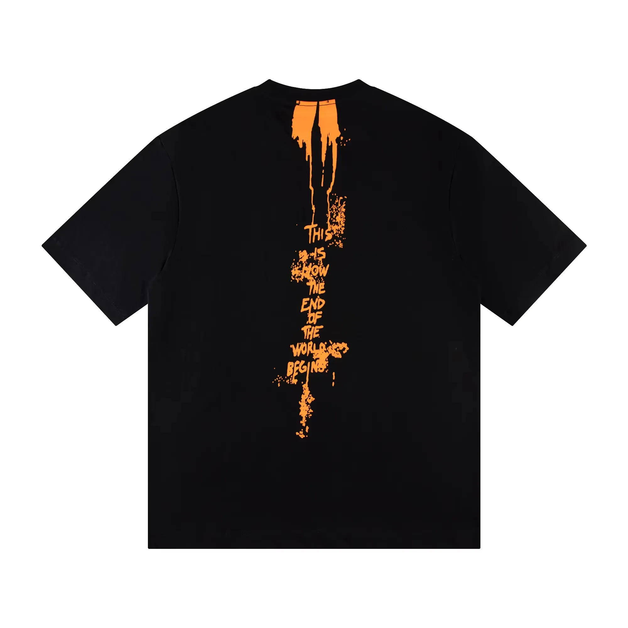🅿️146 Style: 2026 new Balenciaga short-sleeved T-shirt Material: High version 300g double yarn combed cotton Size: S～XL Color: Black Style number: H1053