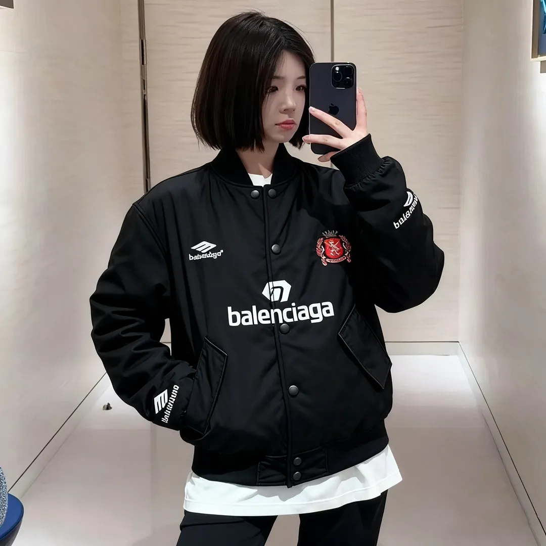 Balenciaga / Balenciaga Manchester United embroidered baseball flight cotton jacket Upper body consultation picture ℹ️