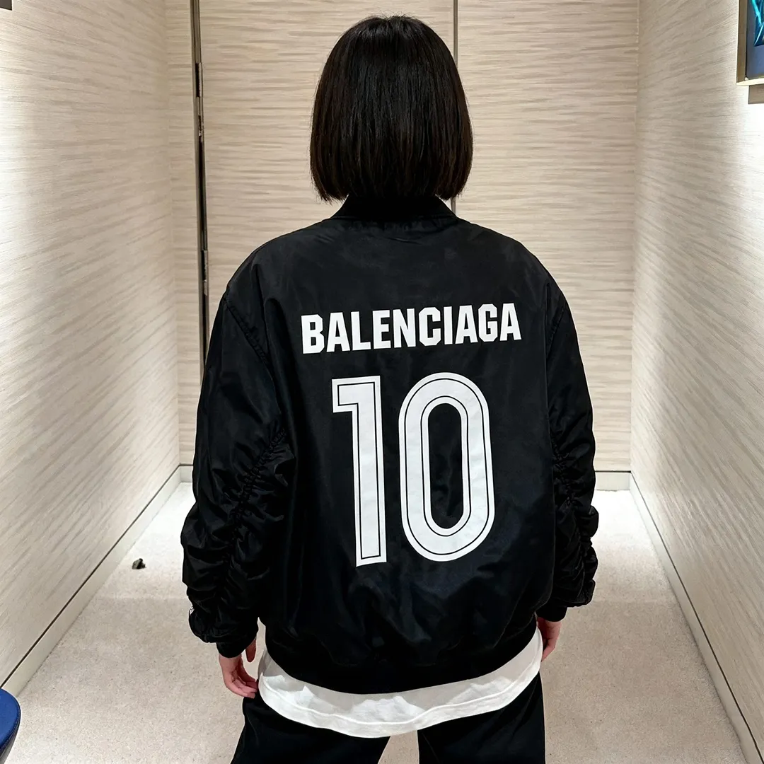 Balenciaga / Balenciaga Manchester United embroidered baseball flight cotton jacket Upper body consultation picture ℹ️