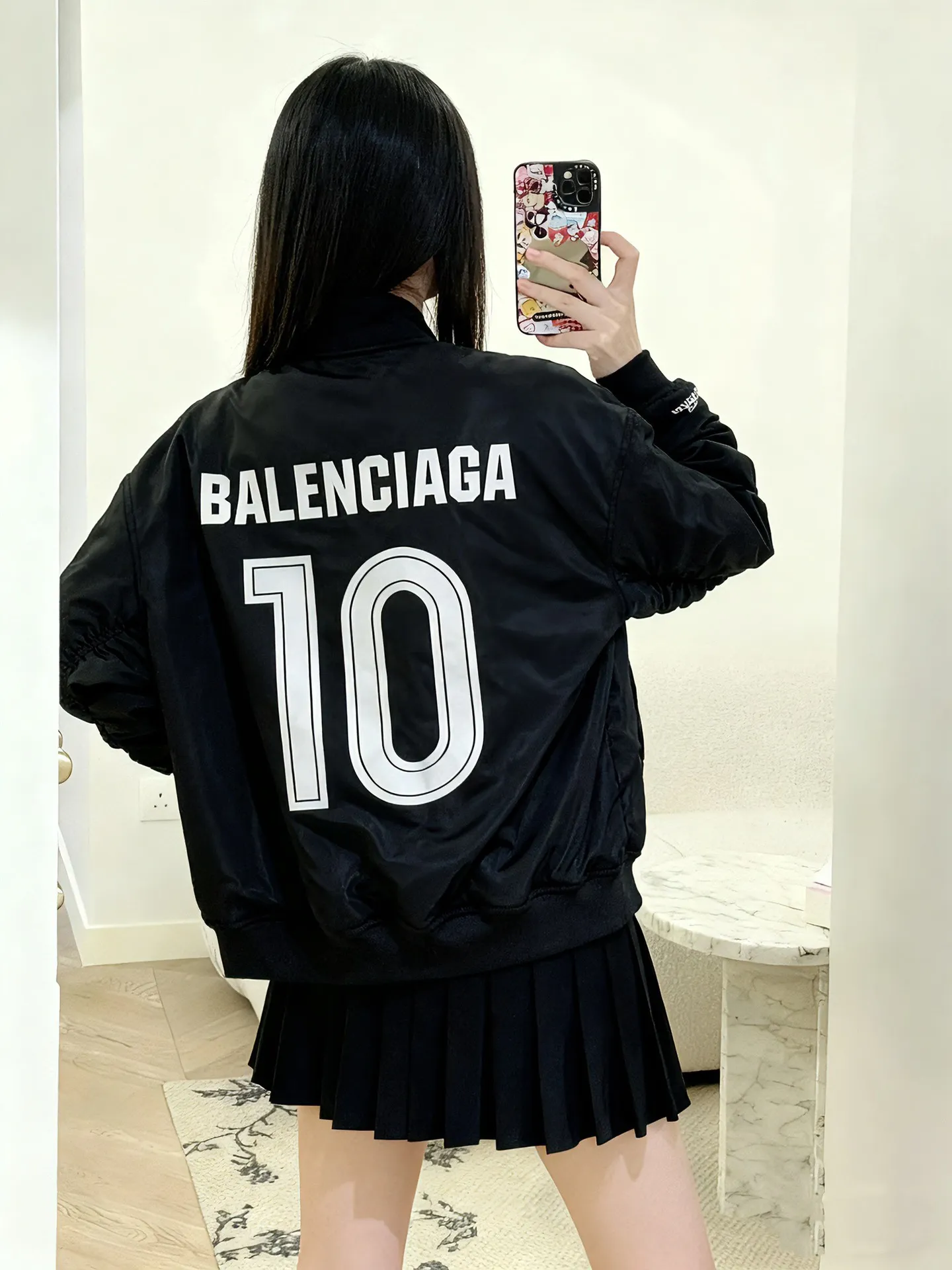 Balenciaga / Balenciaga Manchester United embroidered baseball flight cotton jacket Upper body consultation picture ℹ️