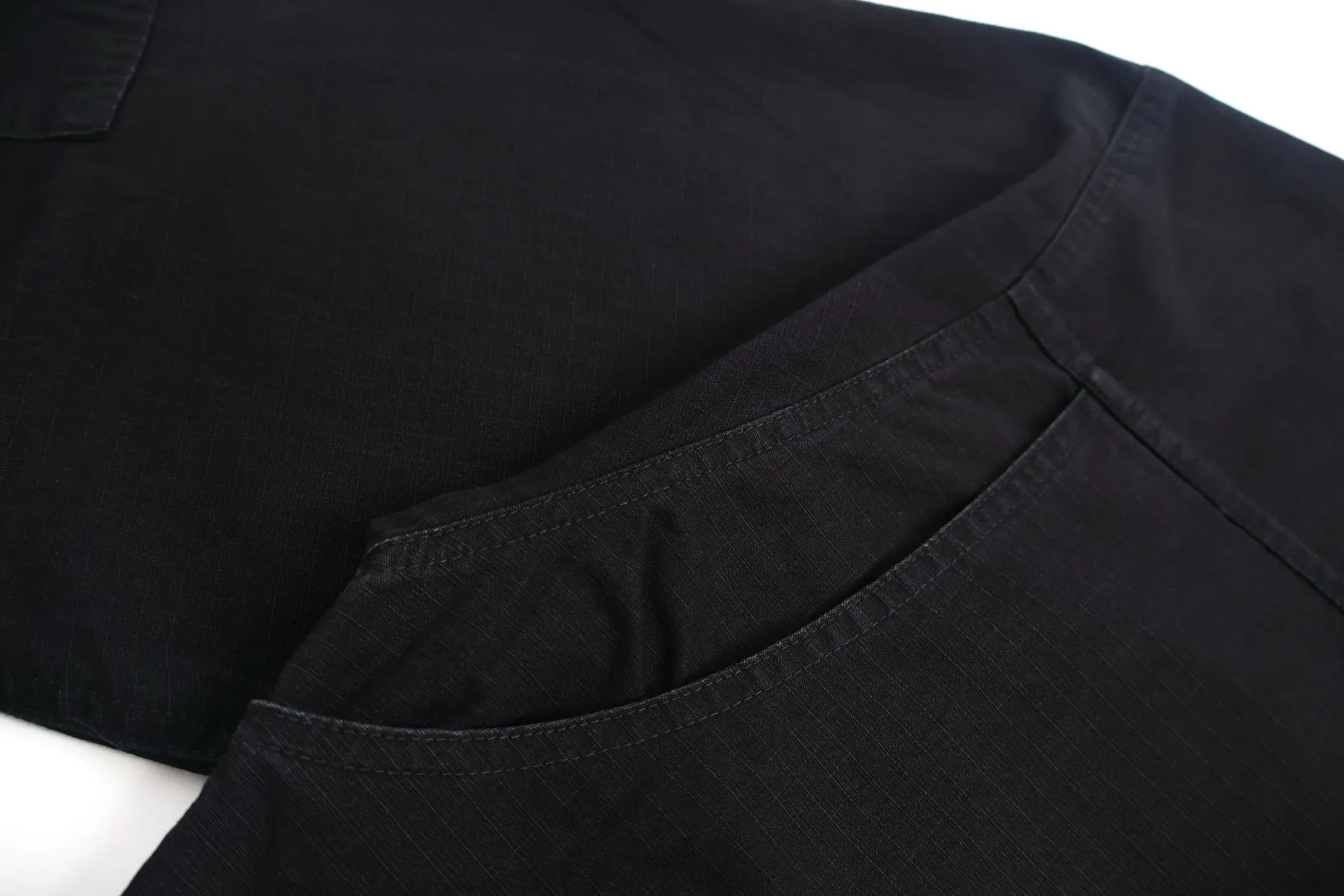 🅿️560 [Exclusive supply] BLCG multi-pocket work shirt jacket, originally purchased and developed for 17,000, made of pure cotton military small plaid canvas fabric, multi-pocket splicing ready-made garments. After the garment is finished, it undergoes a special heavy distressing and washing process, and the embroidery is done by Behringer embroidery. Customized 1:1 mold opening and closing buckle. Size:XS-S-M