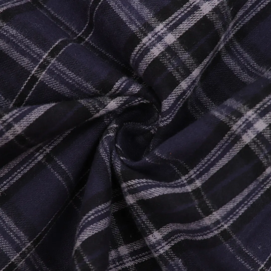 🅿️540 Balenciaga BLCG 25FW blue plaid appliqué suit trousers, light luxury, a must-have item for daily commuting for men and women, correct version, welcome to compare, detailed features · Custom-developed plaid flannel fabric · OS silhouette design · Infrared laser alignment cutting process All alignment · Side diagonal pockets Hooded design · Open mold custom hardware zipper Double puller design · Tajima high-speed embroidery machine 200,000 appliqués · Washing process to enhance the feel · Diagonal pockets on the side of trousers · Pockets decorated with embroidery · Original main mark washed tag packaging Color: Picture color Size: 46-52