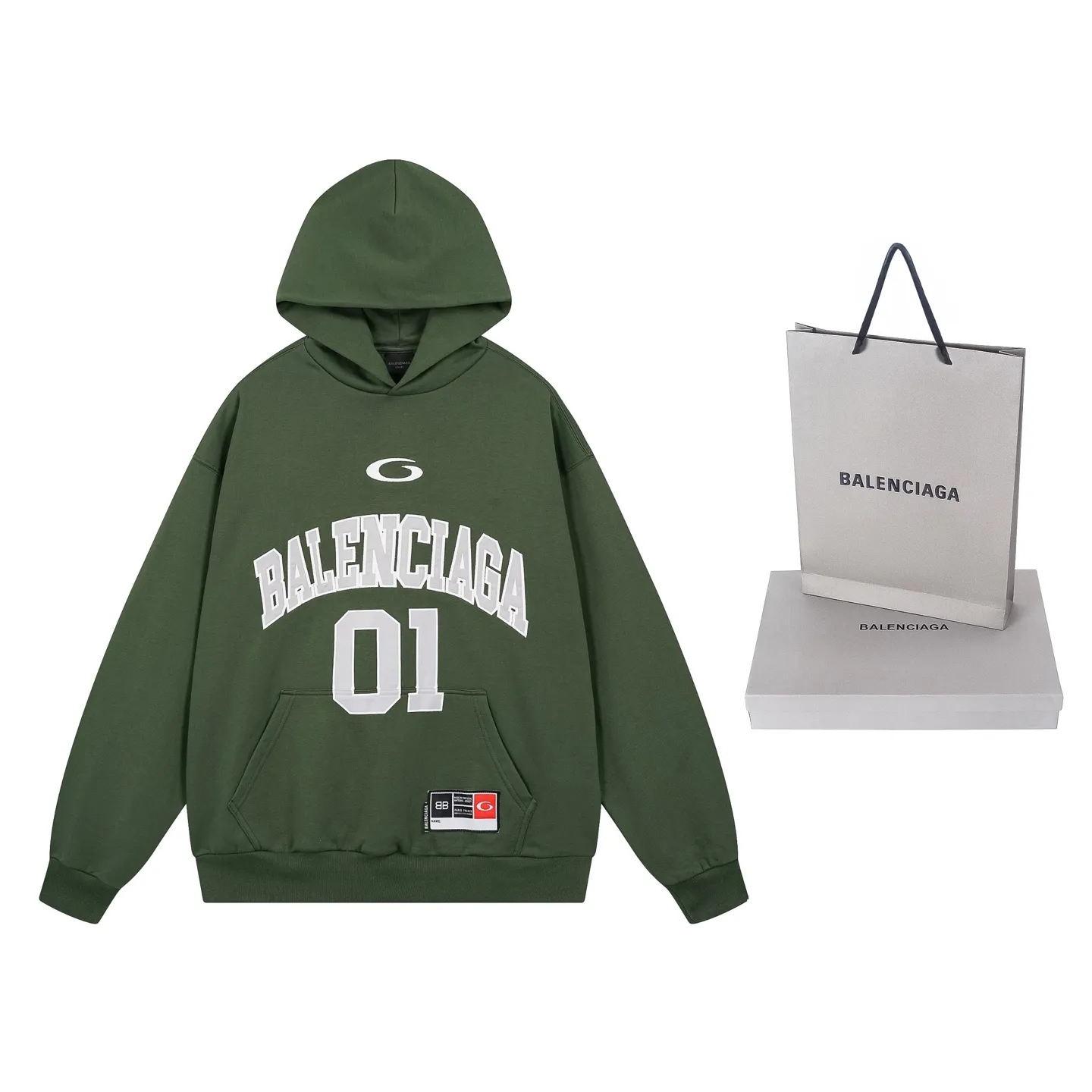 🅿️350 Actual pictures [Top version. Official website quality] BALENCI*GA/Paris.SS25 latest basketball uniform embroidered printed hooded long-sleeved sweatshirt. The front embroidery is embroidered and printed using a Tajima computer embroidery machine, the lower left corner is stamped, and the back piece is printed. The brick cabinets are synchronized. The authentic product is developed at the first time. The fabric is made of Paris ZP custom-woven and dyed cotton sweatshirt. Weighing 460 grams, the cloth surface is clean. The cloth pattern is clear, soft and comfortable. The threads are dyed with no color difference. The printing uses environmentally friendly imported materials, the letters are clear and the effect is three-dimensional. The version adopts OS loose shoulder design. Same style for men and women. Code: BL258959 Color: Black Purple Blue Green Size: XS S M L