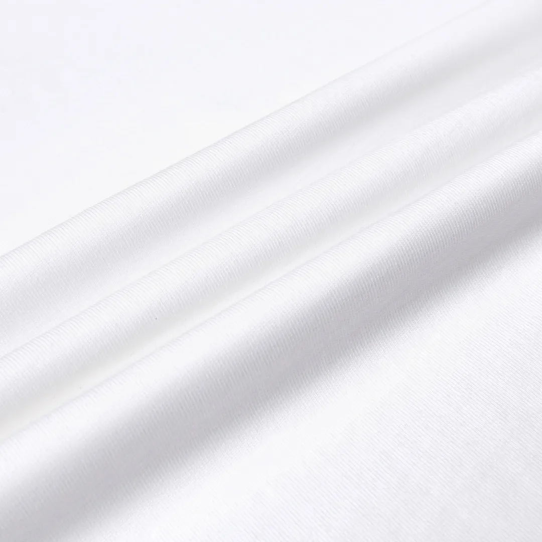 🅿️160 9136# Detailed picture Top version [[BALENCIA*GA] official website quality Paris new joint GENERATED series reverse stitched short-sleeved T-shirt OS version Loose dropped shoulders Unisex style Fabric: 260 grams 100% cotton double yarn Process: 3D three-dimensional silicone heat transfer on the front, reverse stitching, garment wash, shaping, solid color Color: black white Size: XS S M L