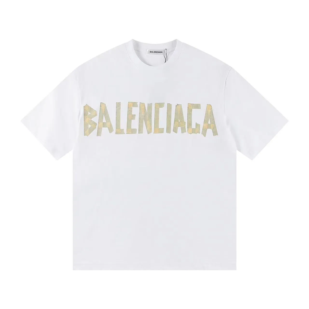 🅿️150 Style: 2025 new Balenciaga short-sleeved T-shirt Material: High version 300g double yarn combed cotton Size: S～XL Color: black and white Style number: H003