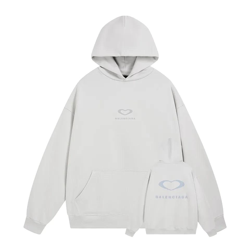 🅿️350 BALENCI*GA Paris Chinese Valentine's Day limited edition hooded sweatshirt. The front embroidery is embroidered with an imported Tajima embroidery machine. The back letters are printed with environmentally friendly glue. Customized matching hardware. The letters are clear. The effect is three-dimensional. Exclusively matched to the pattern, woven and dyed 460g fabric. Threads are dyed in the same cylinder with zero color difference. Brick cabinet synchronization. Welcome to compare. Same style for men and women -Color: black off-white -SIZE: Xs S M L Style number 8991#