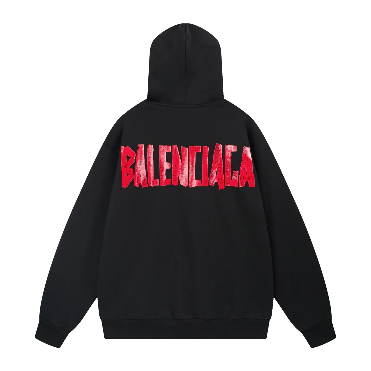 🅿️400 BALENCI*GA Paris' latest masking tape style hooded long-sleeved zipper sweatshirt. The back pattern is printed with imported environmentally friendly materials, and the tape is glued. Customized matching hardware. The letters are clear. The effect is three-dimensional. Exclusively pattern-woven and dyed 460g fabric. Threads are dyed in the same vat with zero color difference. Brick cabinet synchronization. Welcome to compare. Same style for men and women -Color: black beige -SIZE: Xs S M L Style No. 8970#