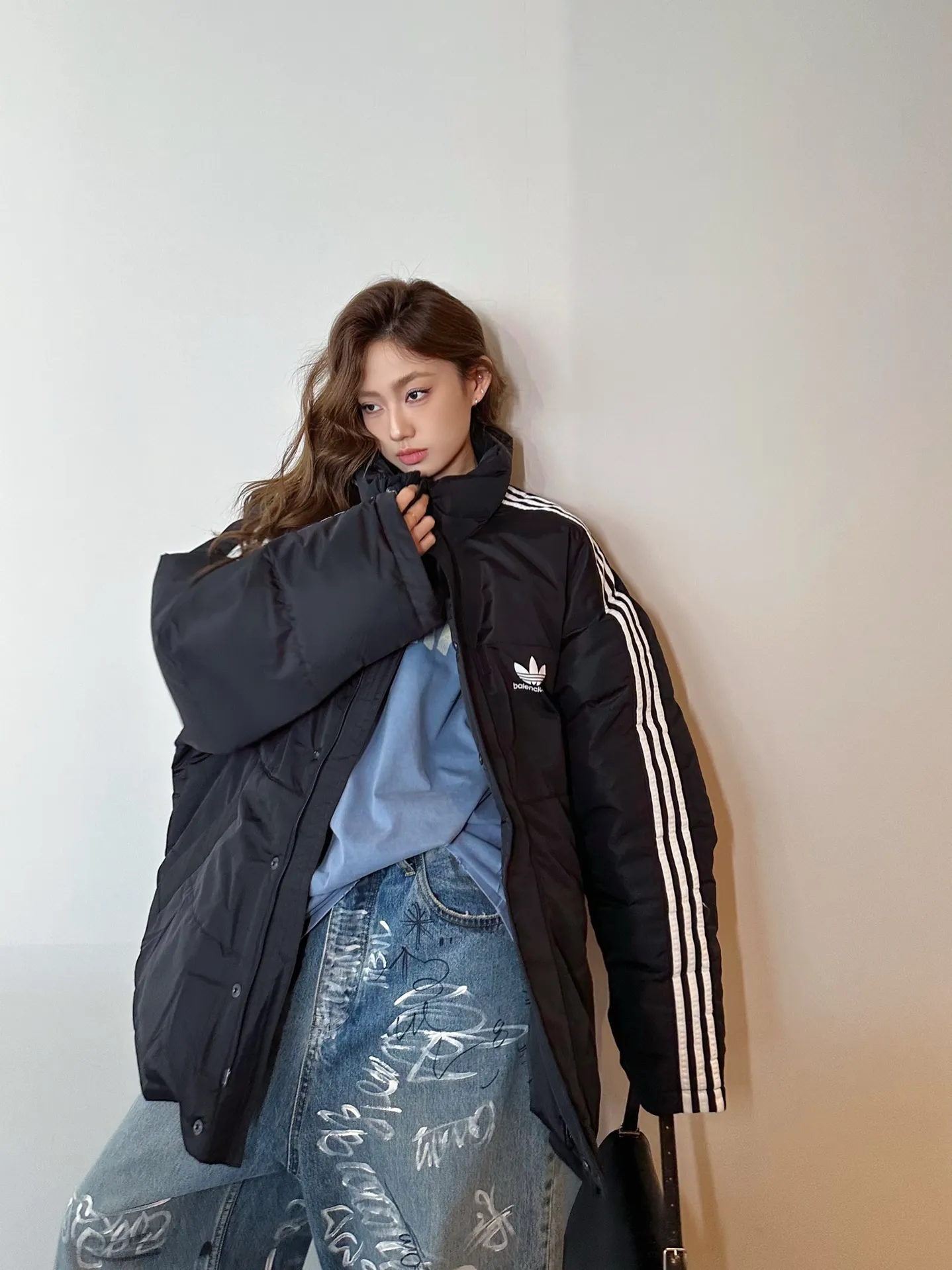 Balenciaga / Balenciaga AD joint three-stripes down jacket upper body consultationℹ️
