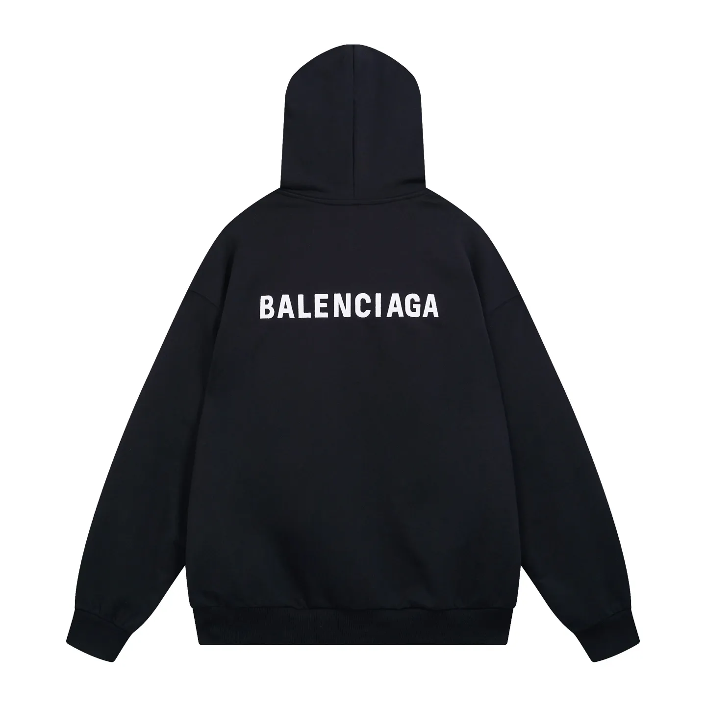 🅿️350 real photos [Top version. Official website quality] BALENCI*GA/SS26 new model. The Paris LOGO is embroidered on the front and back. The front neckline has a POLO collared hooded sweatshirt, the latest SS26 model. Research and development at the first time, different market currencies. Comparisons welcome. The fabric is made of Paris ZP custom-woven and dyed cotton sweatshirt. Weighing 460 grams, the cloth surface is clean. The cloth pattern is clear, soft and comfortable. The threads are dyed with no color difference. The embroidery is done using embroidery machines imported from Tajima. The version adopts OS loose shoulder design. Same style for men and women. Code: BL259979 Color: Black Size: XS S M L