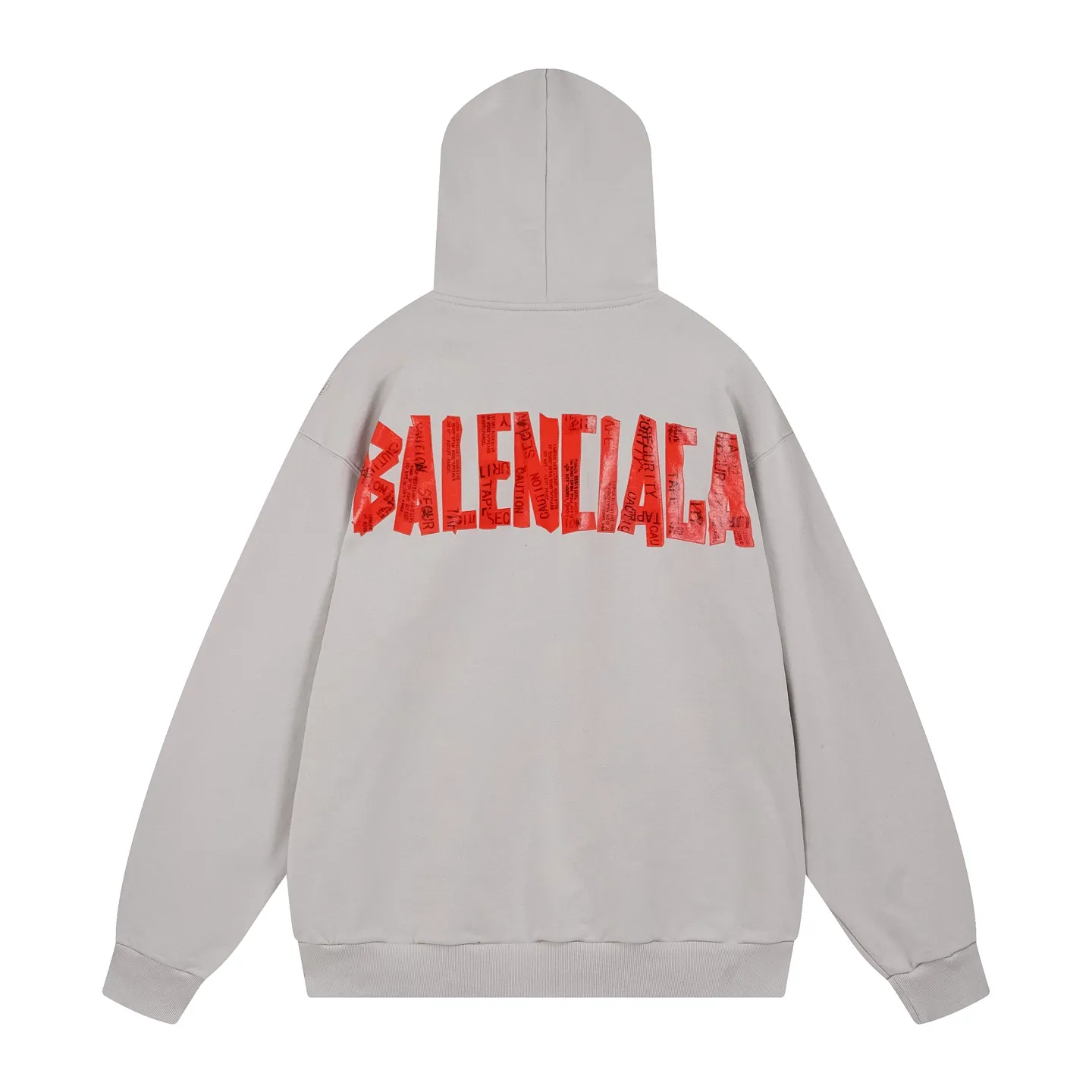 🅿️370 Detailed picture [Top version. Official website quality] BALENCI*GA/Paris. 25ss latest model. Masking tape, pulping, printing, washed, fried, distressed, cardigan zipper hooded sweatshirt. The brick cabinets are synchronized. The fabric is made of Paris ZP custom-woven and dyed cotton sweatshirt. Weighing 460 grams, the cloth surface is clean. The cloth pattern is clear, soft and comfortable, and the threads are dyed with no color difference. The classic pattern is printed with environmentally friendly imported materials, and the tape pattern is glued. The letters are clear and the effect is three-dimensional. Restored brick cabinets. Different market currencies, welcome to compare. The version adopts OS loose shoulder design. The same style for men and women. Code: BL259902 Color: black, off-white Size: XS S M L