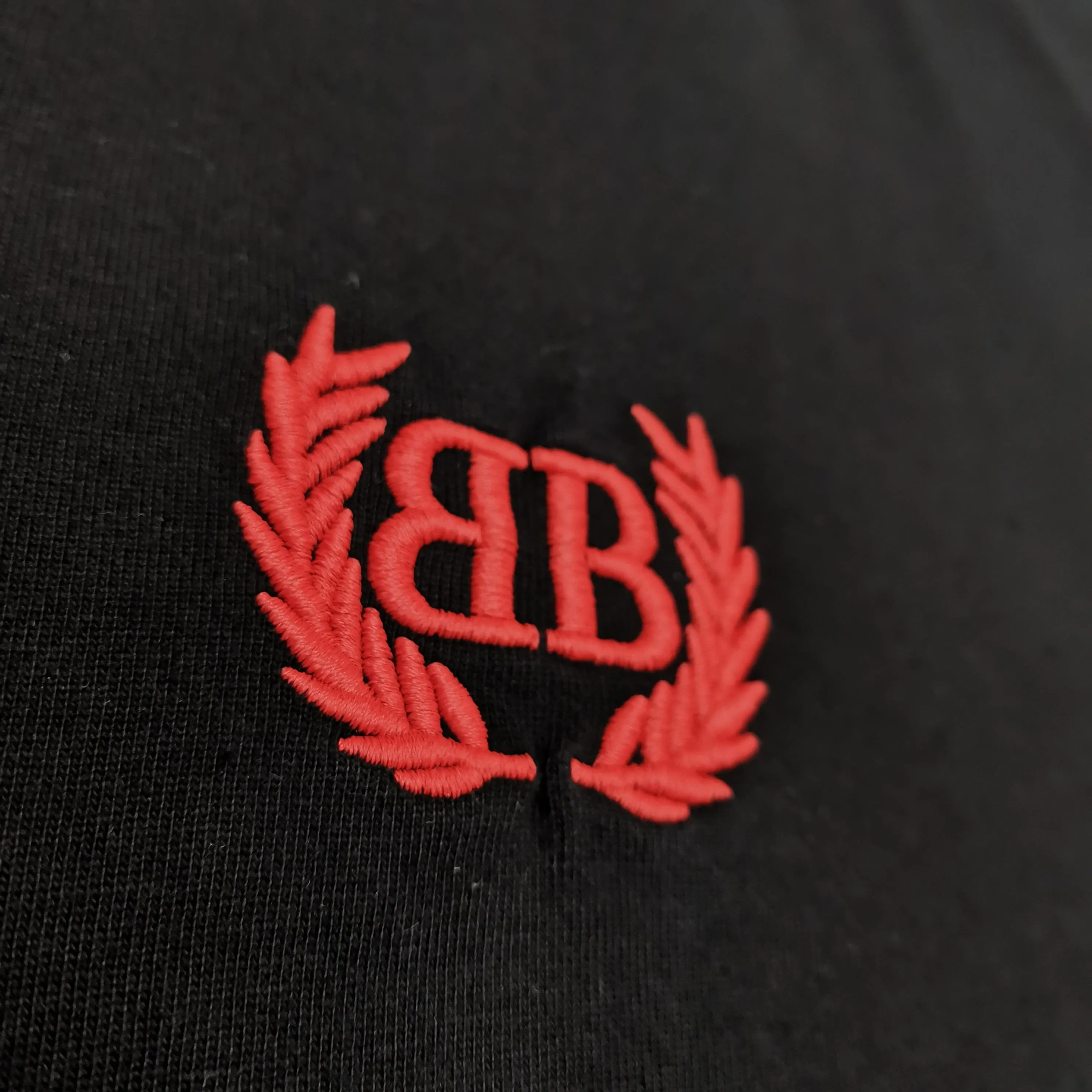 Top tested version ⭐️ Balenciaga SS25 new spring and summer series embroidered double B logo on the front, washed and frayed to make the effect 280 grams of double yarn pure cotton, originally developed Color: Black Size: XS S M L P260